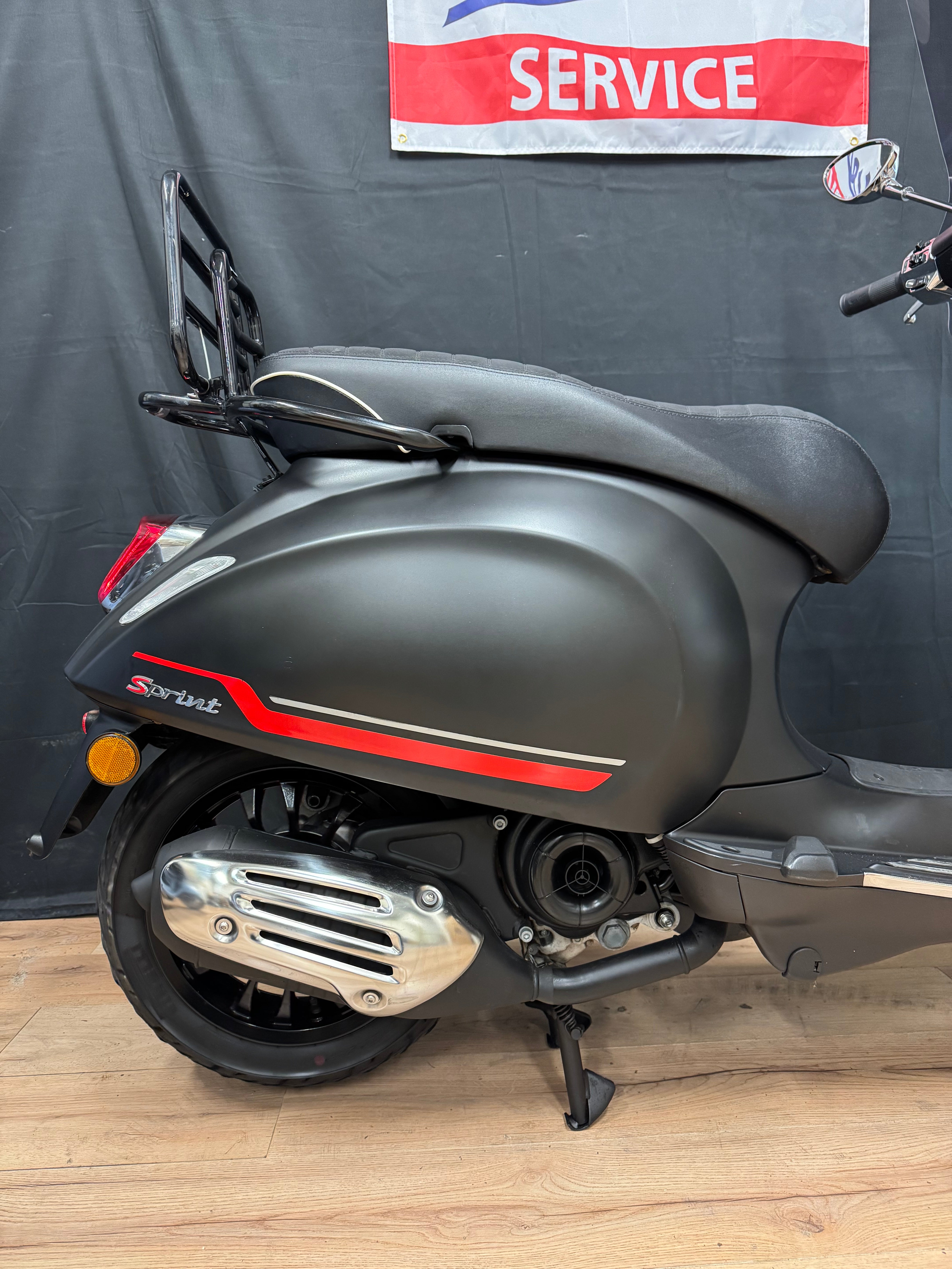 Vespa sprint 50S E5 | 2021 | 8000km | Garantie | Notte