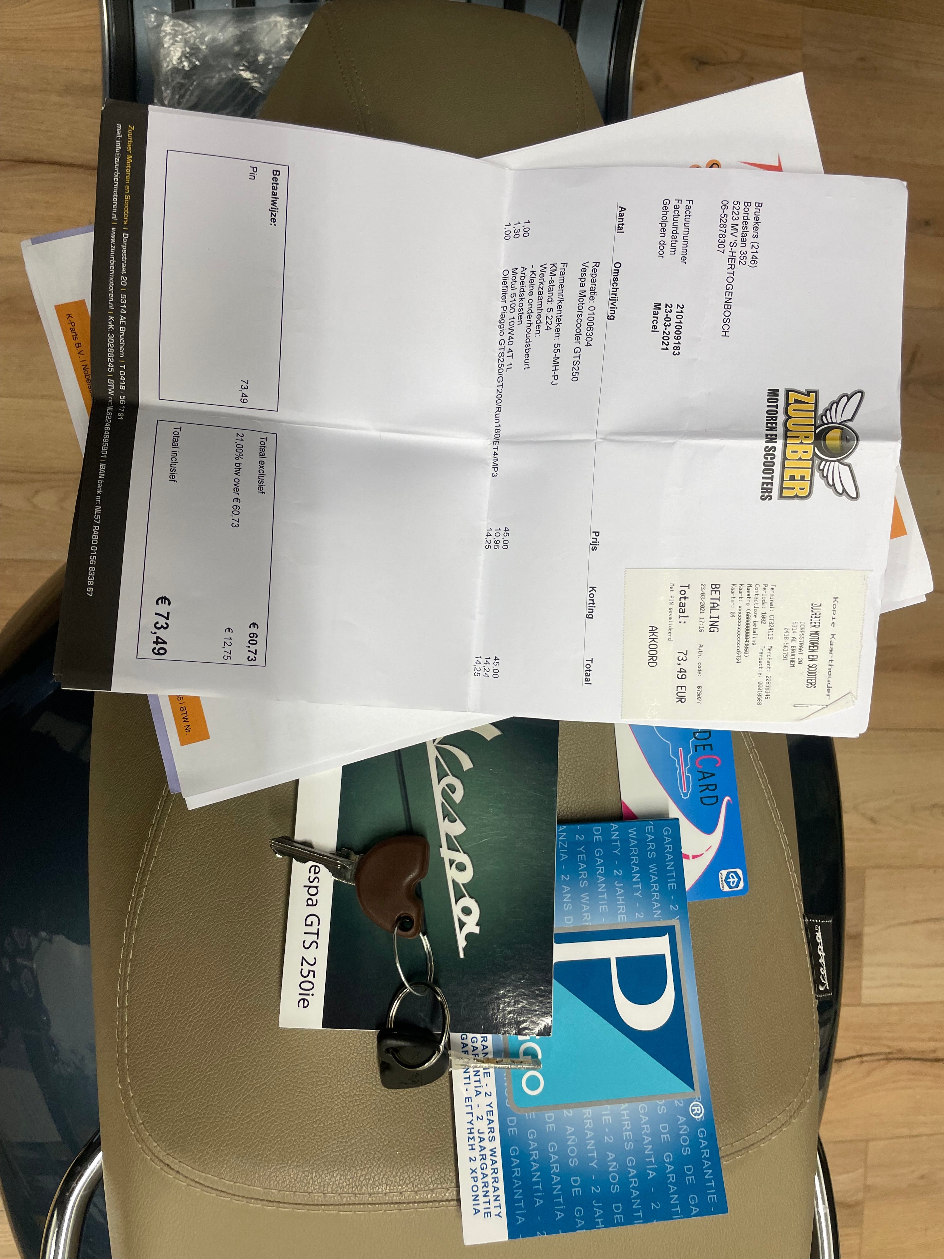 Vespa GTS 250IE | Nieuwstaat | 2017 | Garantie | 8700km