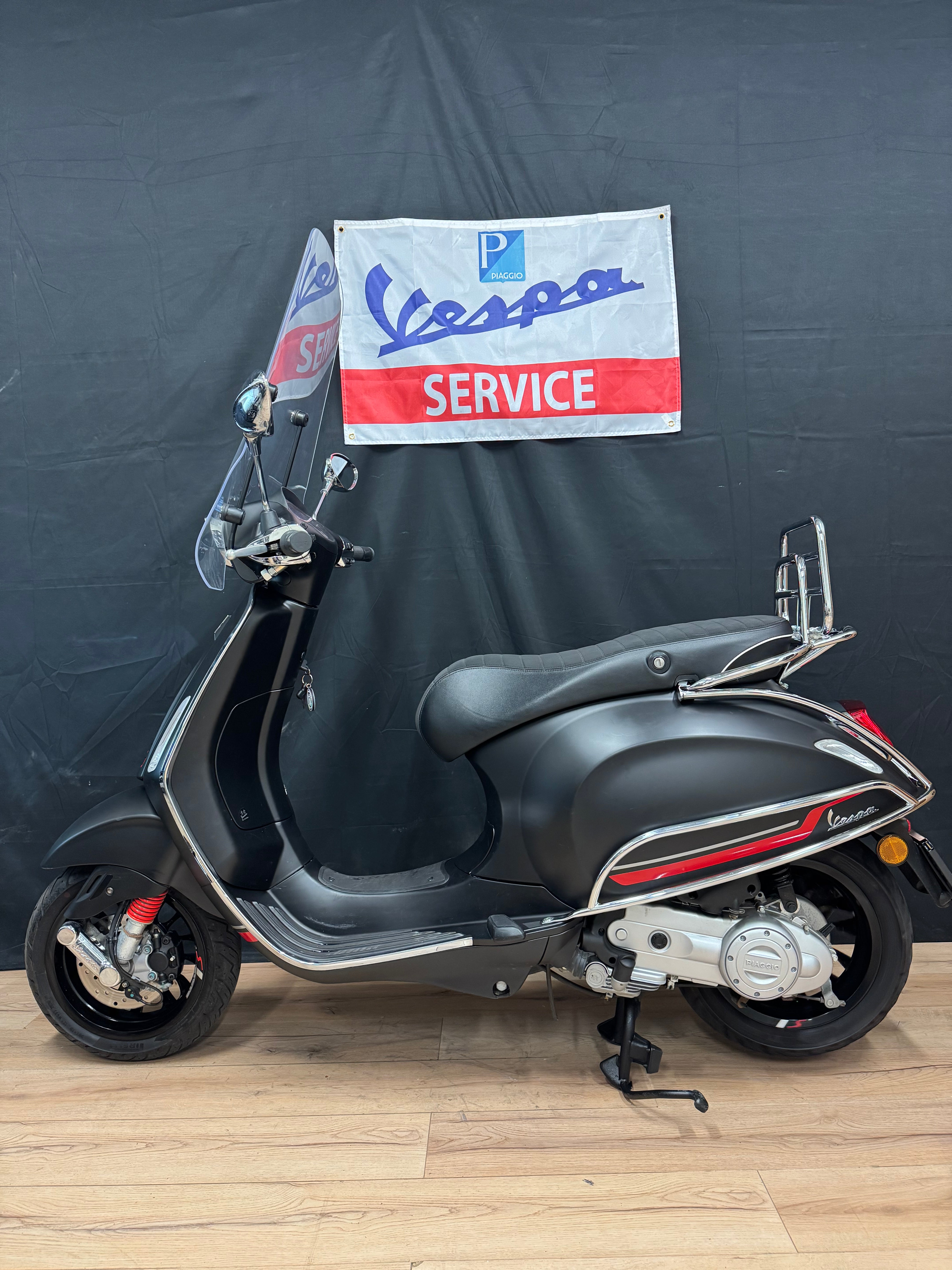 Vespa Sprint 50S - Notte - Garantie - Zeer nette staat