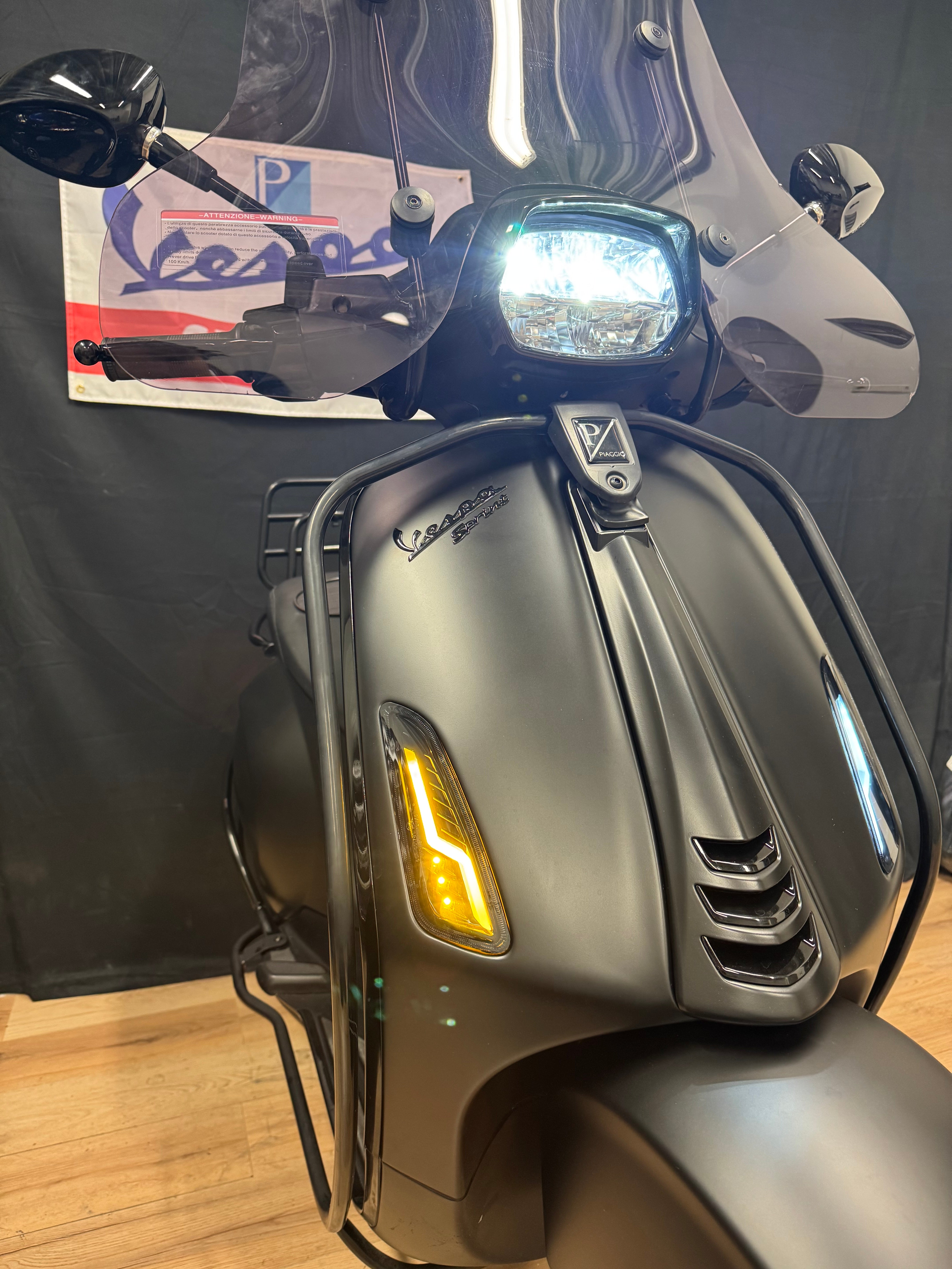 Vespa Sprint 50S | Notte | Brom | Full option | Garantie