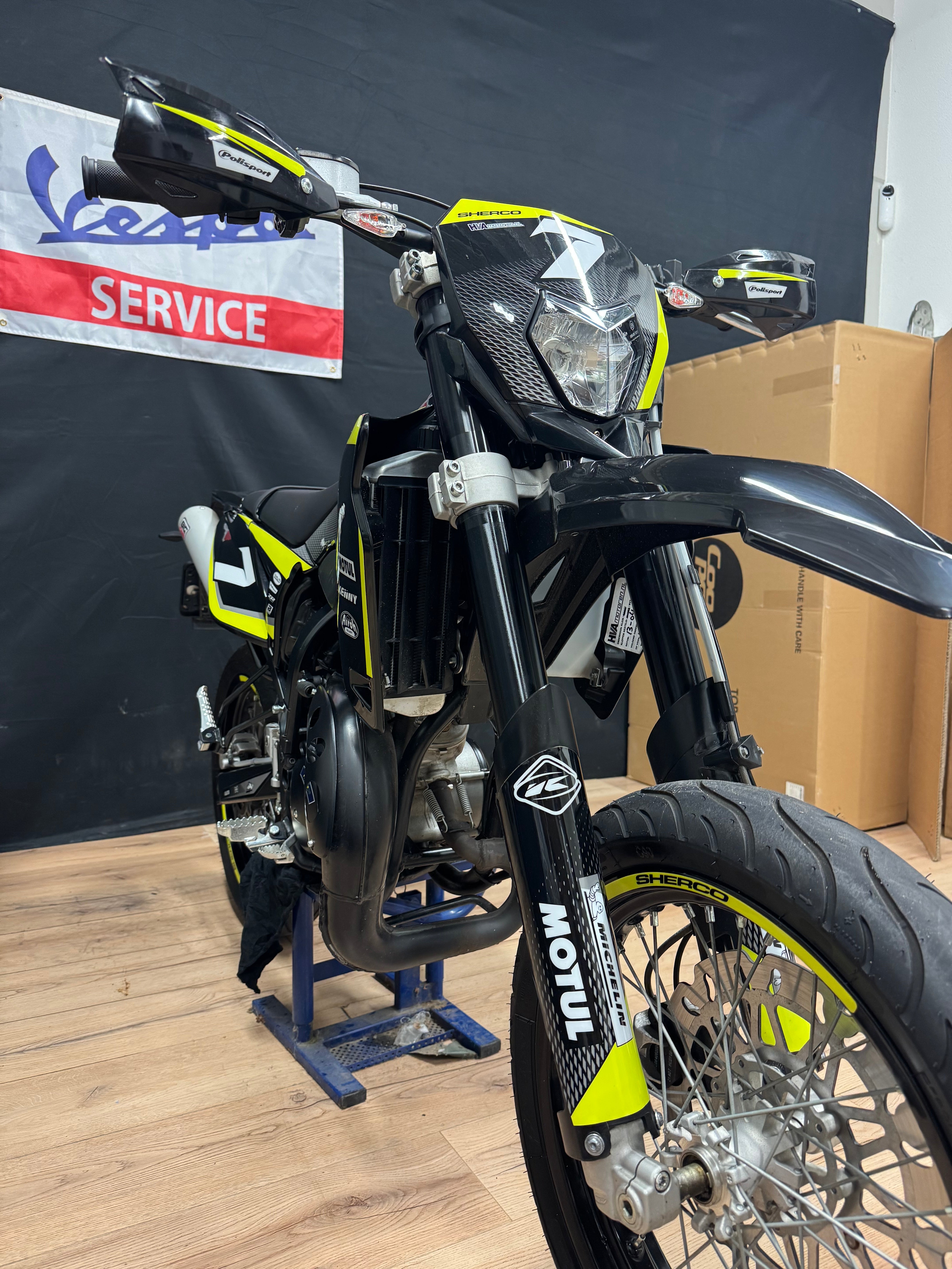 Sherco 50 SM-RS | Schakelbrommer | Garantie | Brom