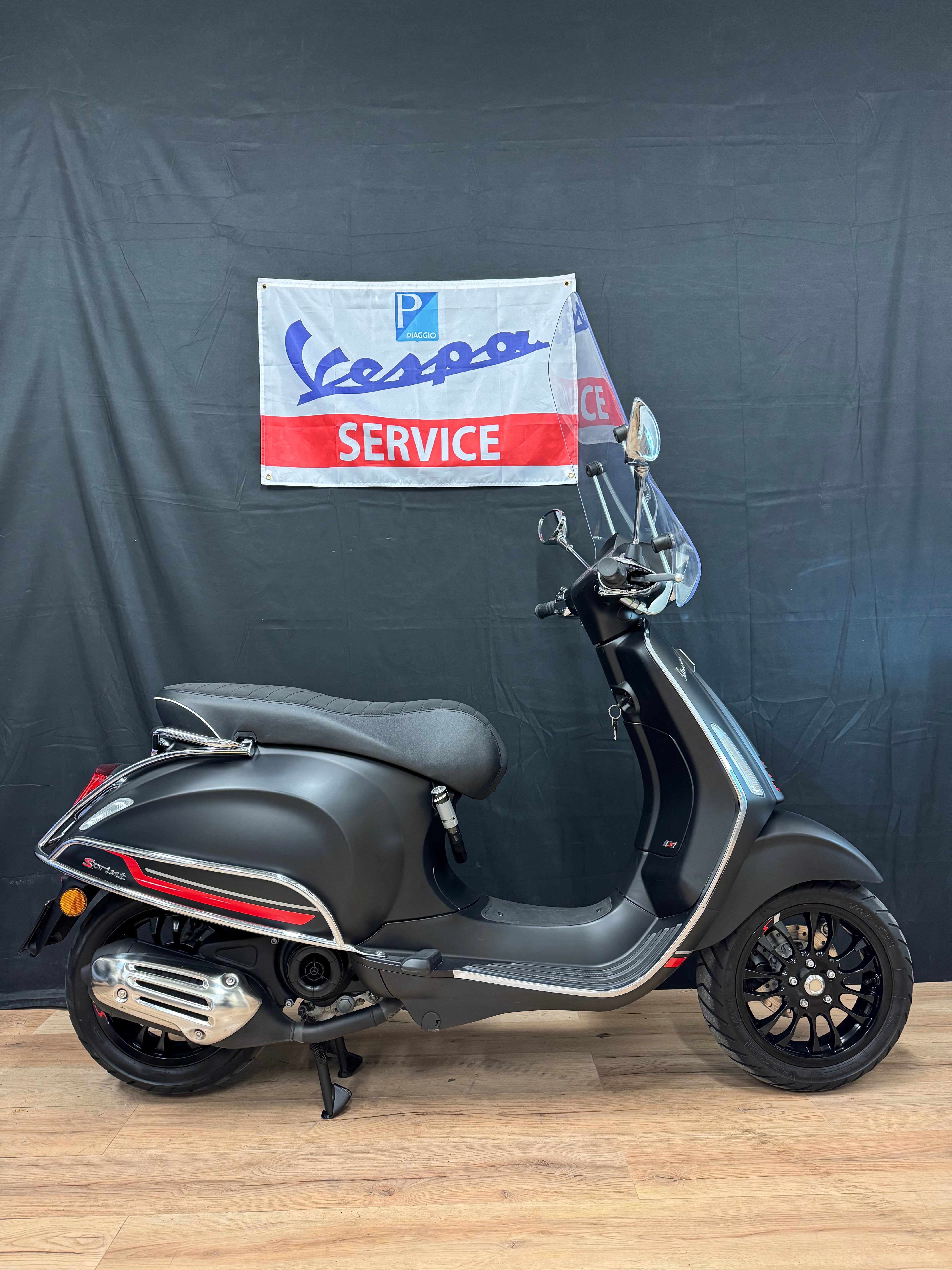 Vespa sprint 50S Notte - 2021 - 3000km - Garantie - Opties