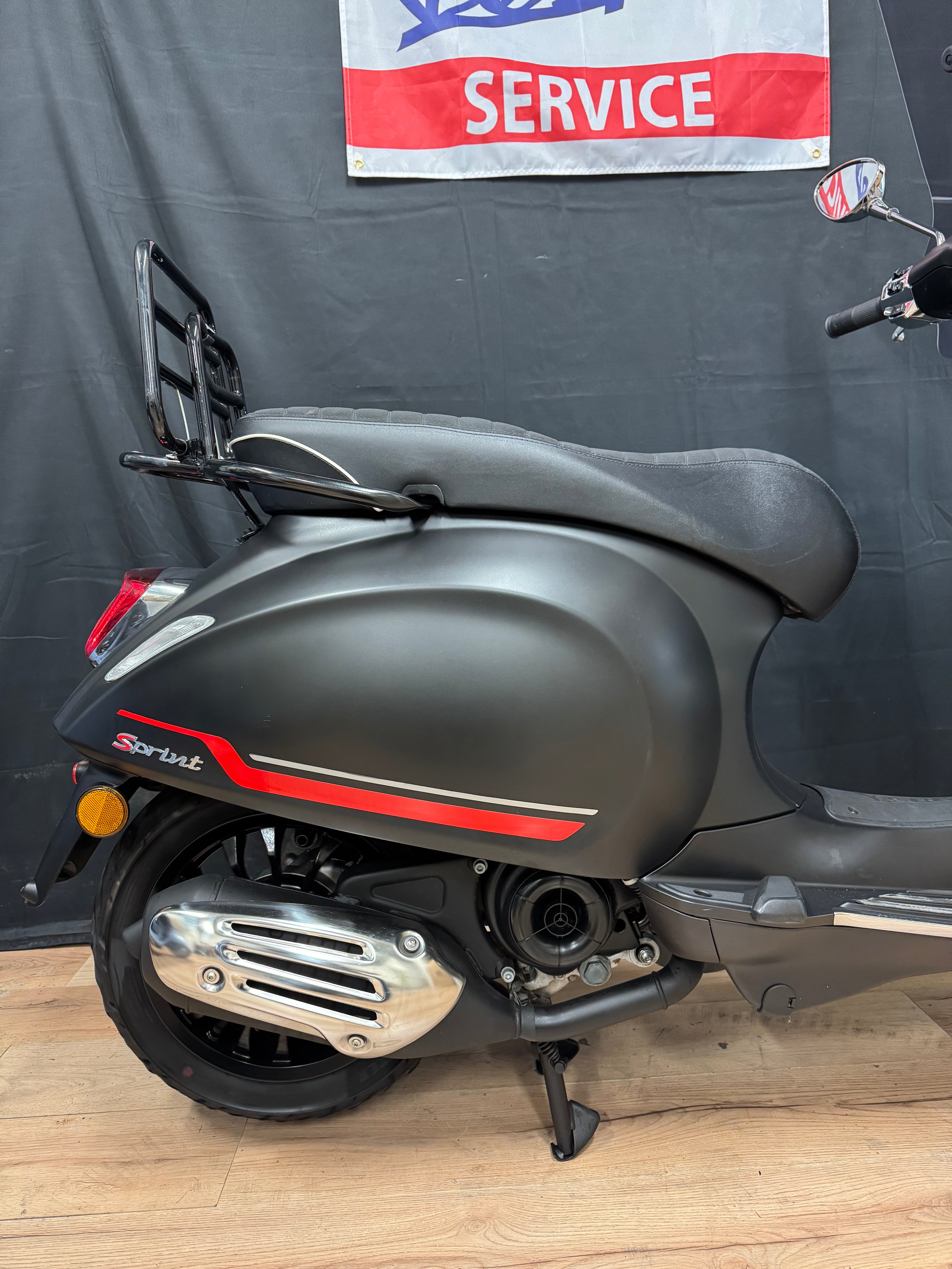 Vespa sprint 50S E5 | 2021 | 8000km | Garantie | Notte