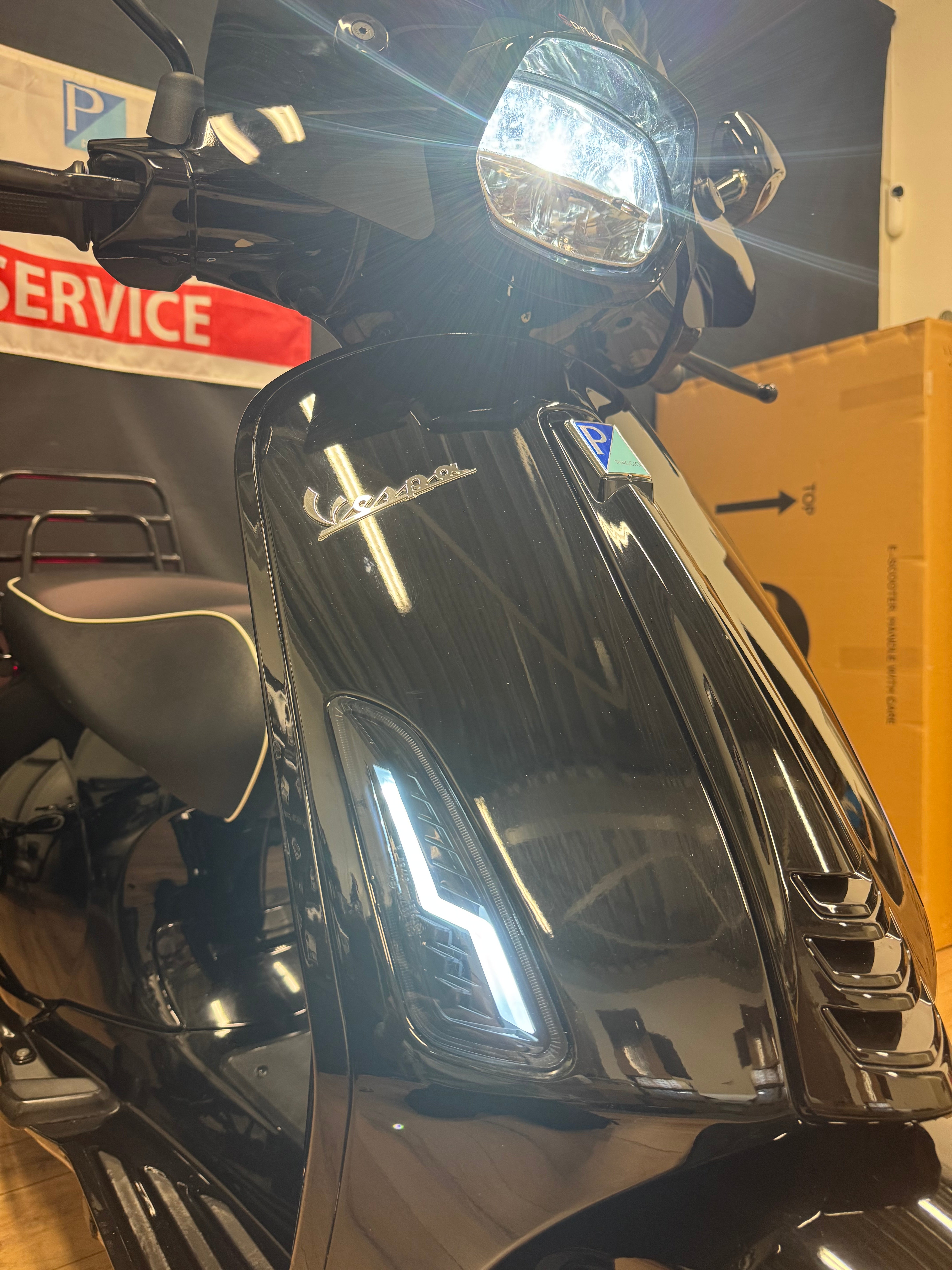 Vespa sprint 50s | Malossi | Black on Black | Brom | Garanti