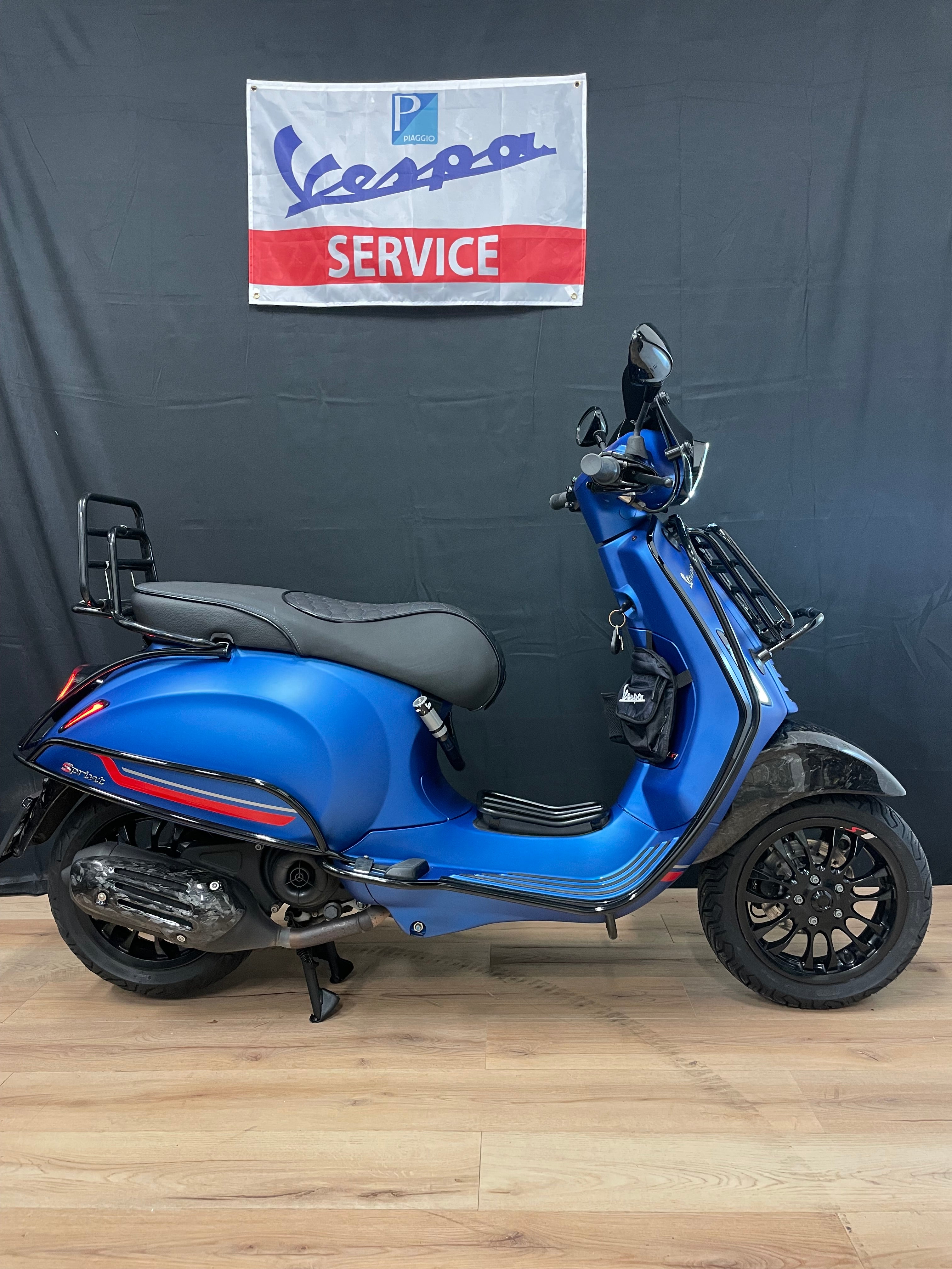 Vespa sprint E5 | Carbon | Malossi | Full option | Garantie