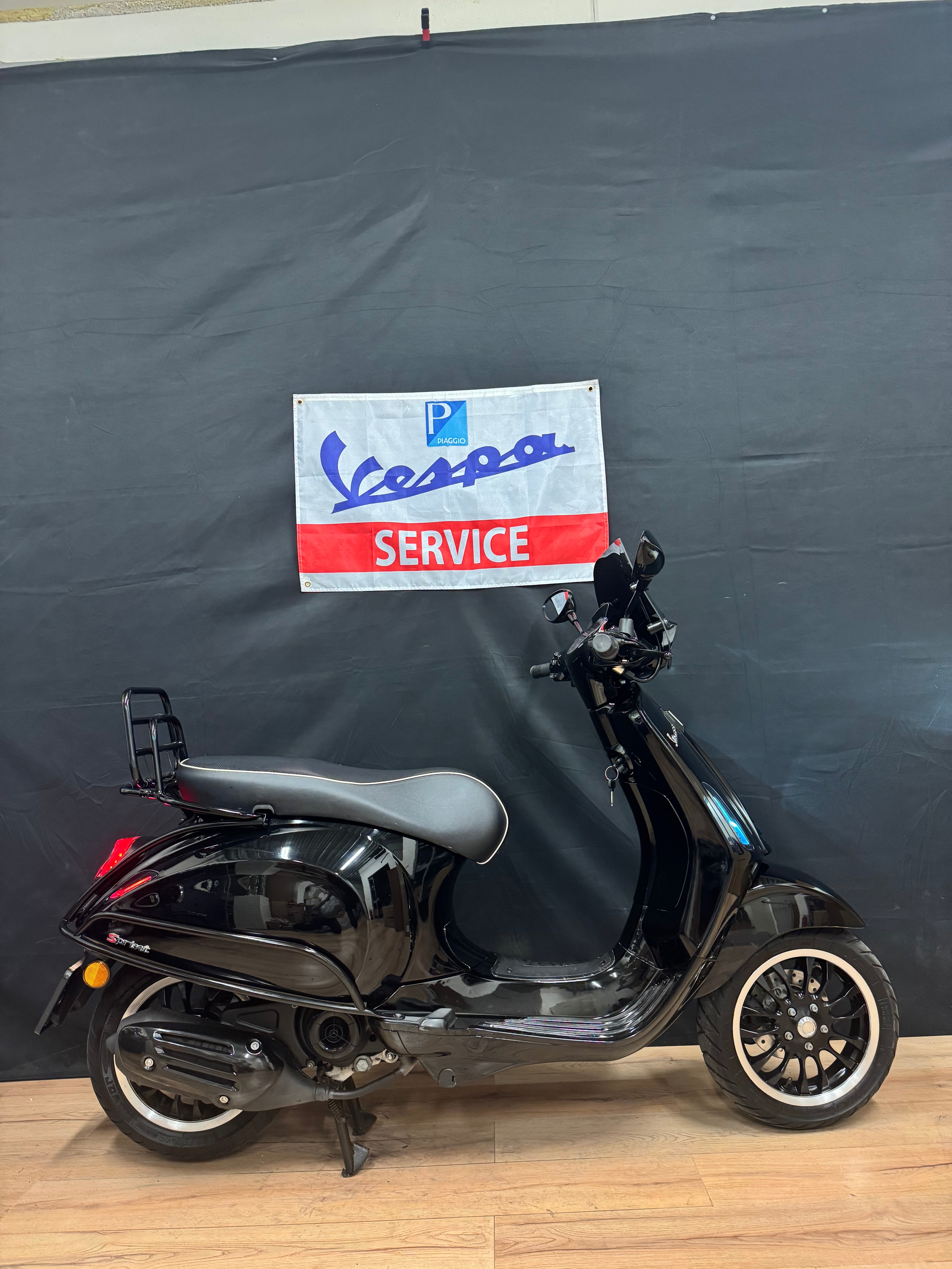 Vespa sprint 50s | Malossi | Black on Black | Brom | Garanti