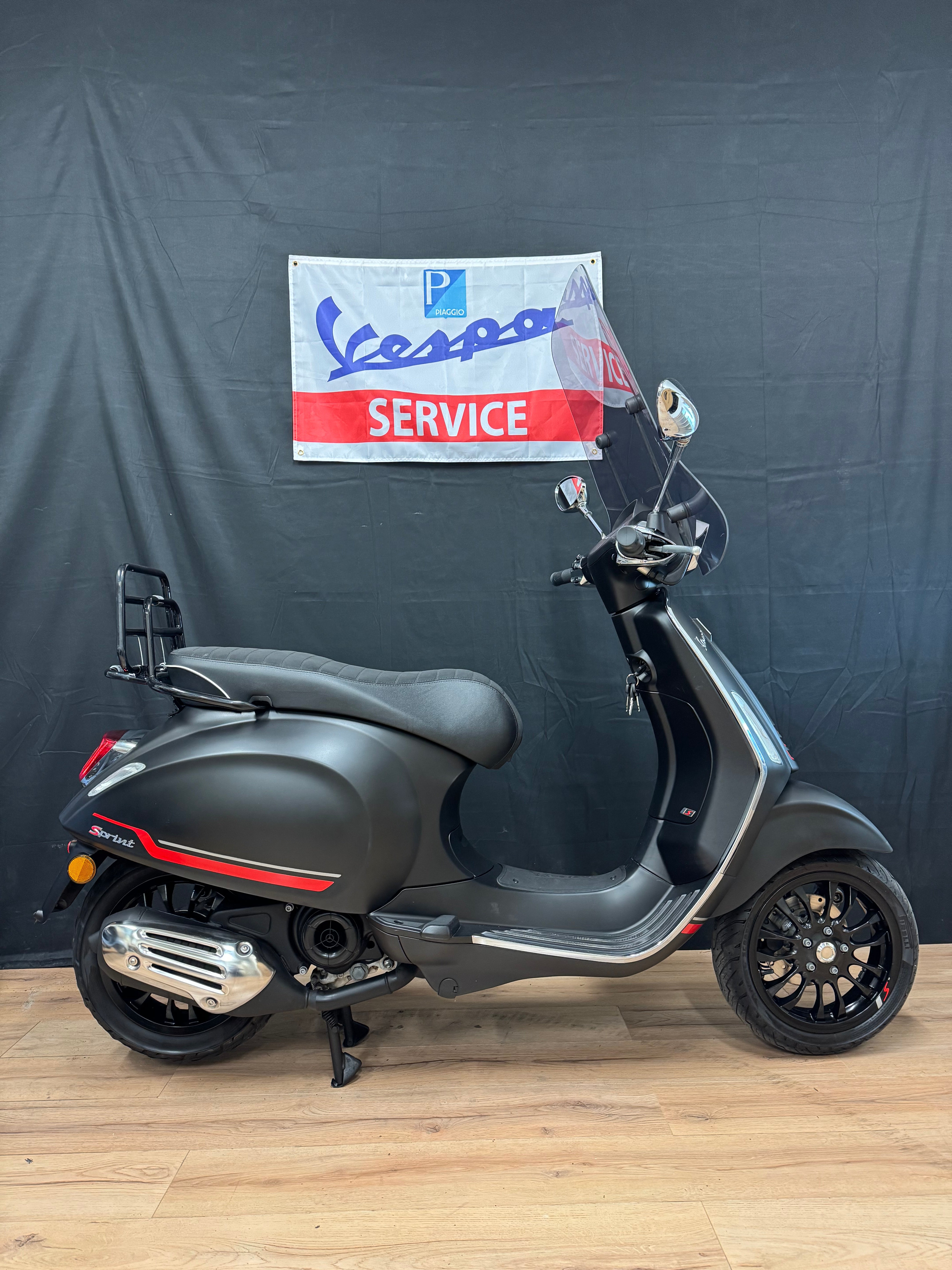 Vespa sprint 50S E5 | 2021 | 8000km | Garantie | Notte