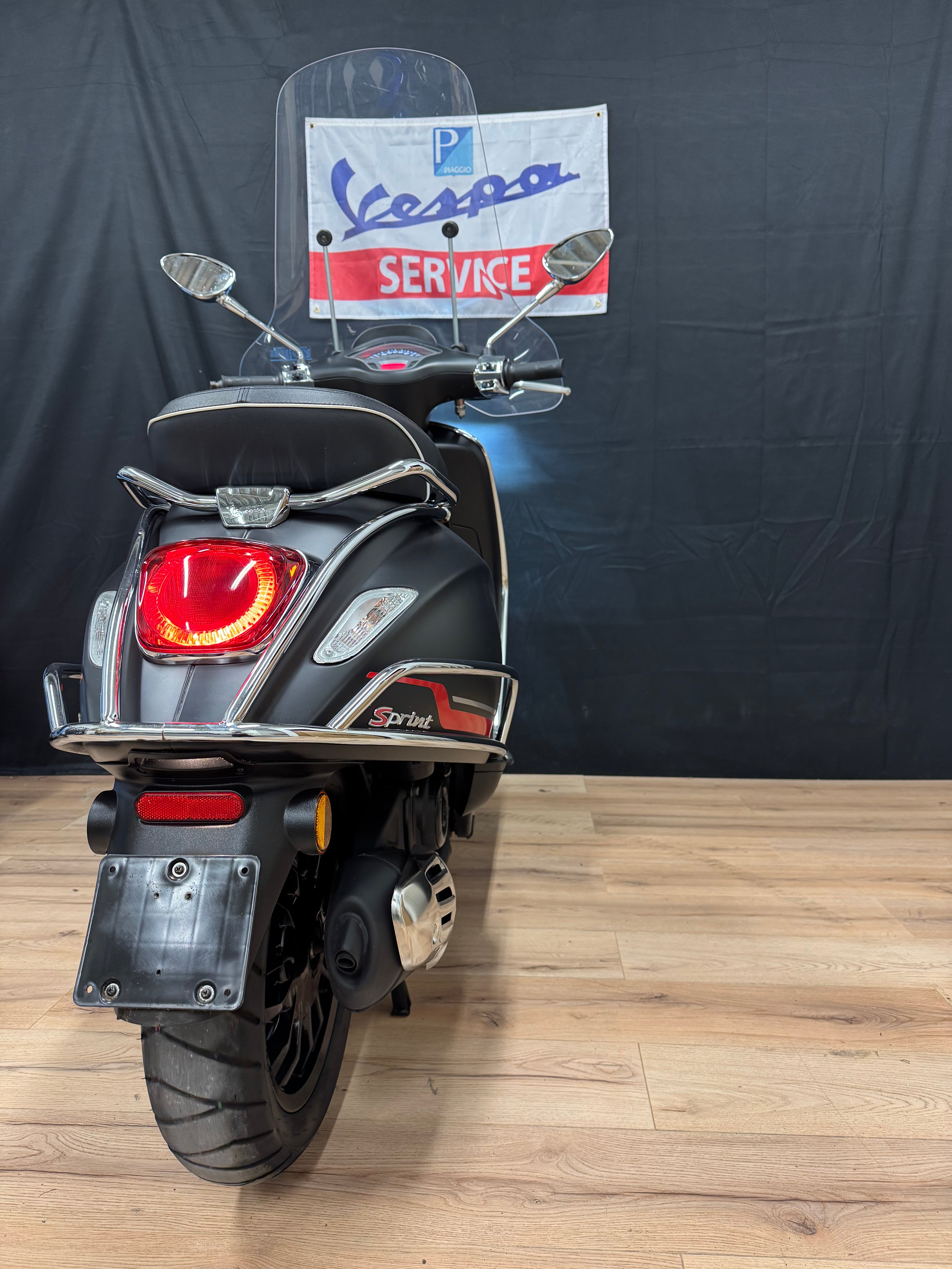 Vespa sprint 50S Notte - 2021 - 3000km - Garantie - Opties