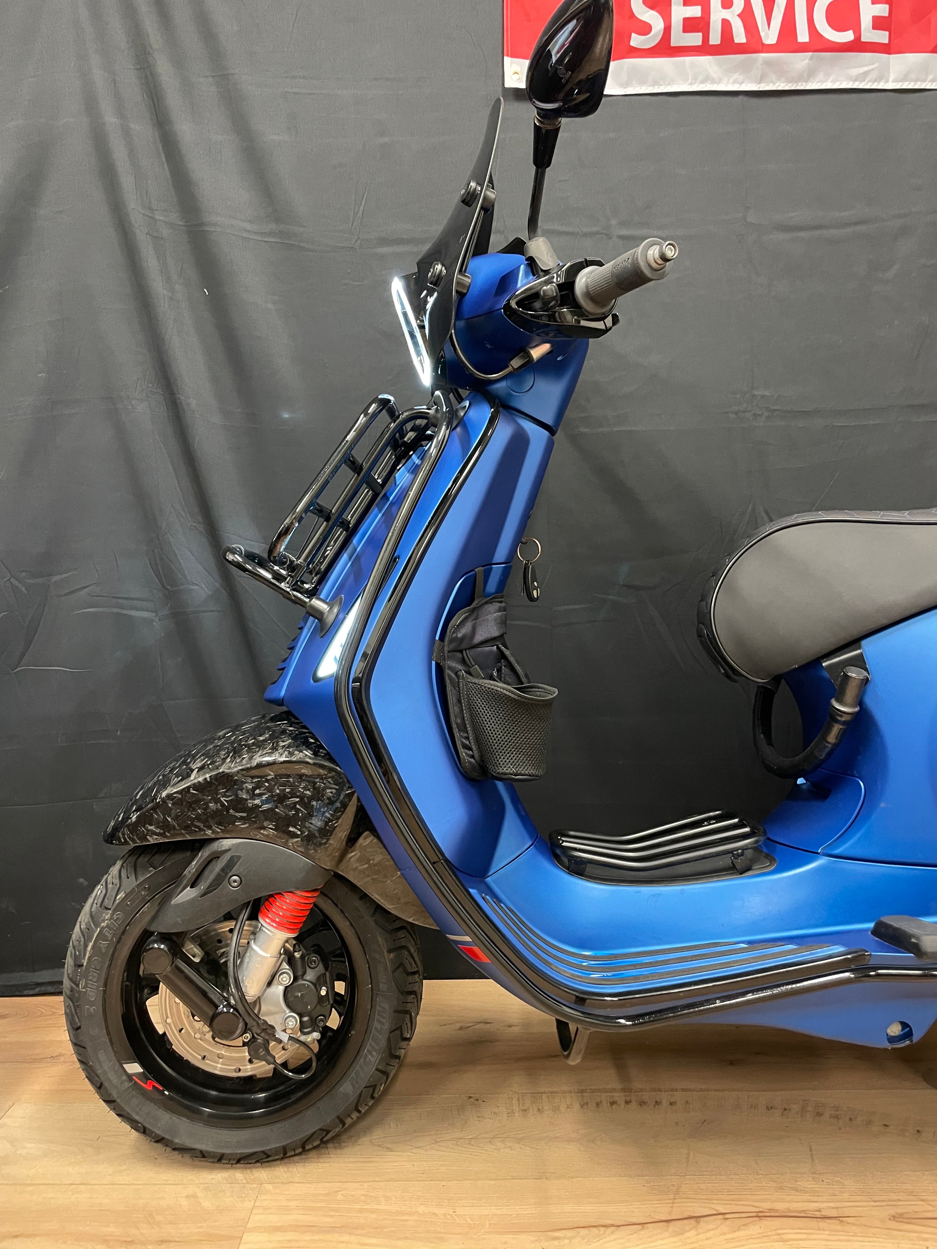 Vespa sprint E5 | Carbon | Malossi | Full option | Garantie