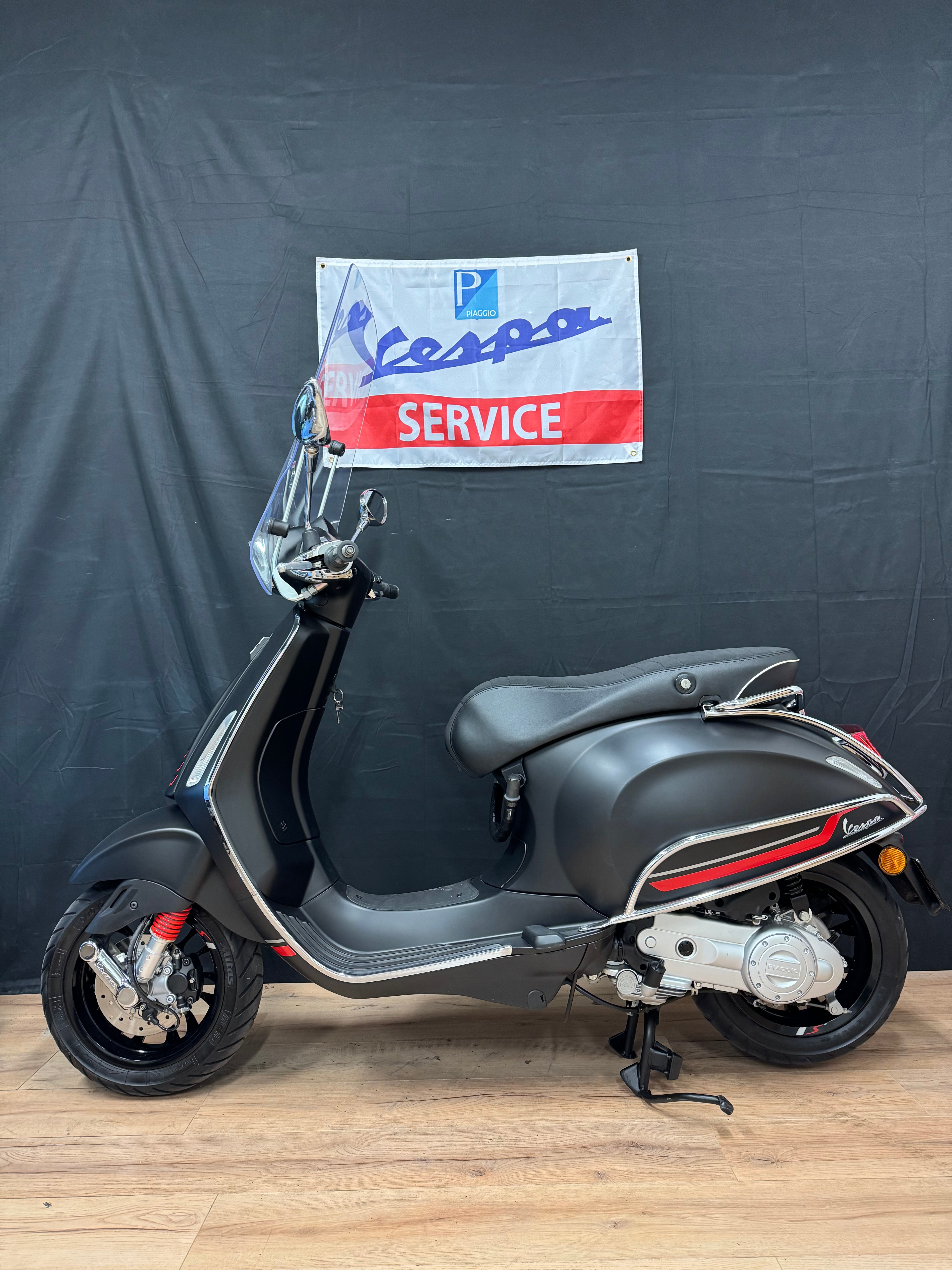 Vespa sprint 50S Notte - 2021 - 3000km - Garantie - Opties