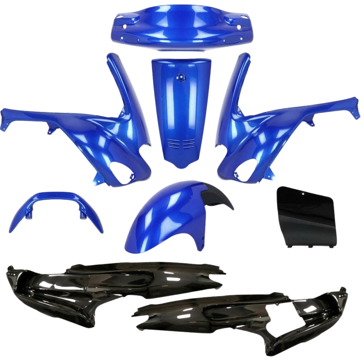 Gilera runner kappenset | 50/125/180 | Blauw / zwart | 9 delig