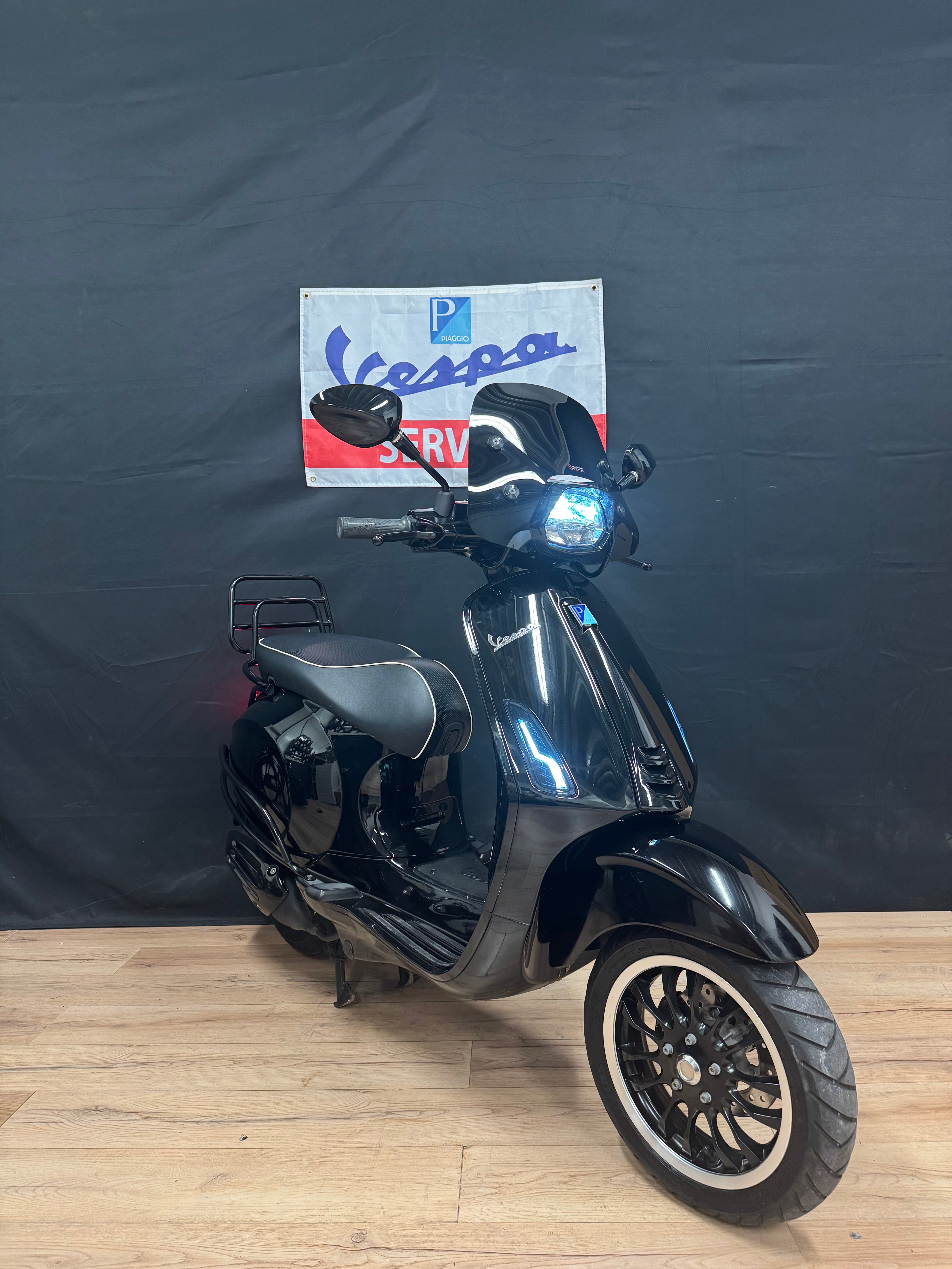 Vespa sprint 50s | Malossi | Black on Black | Brom | Garanti