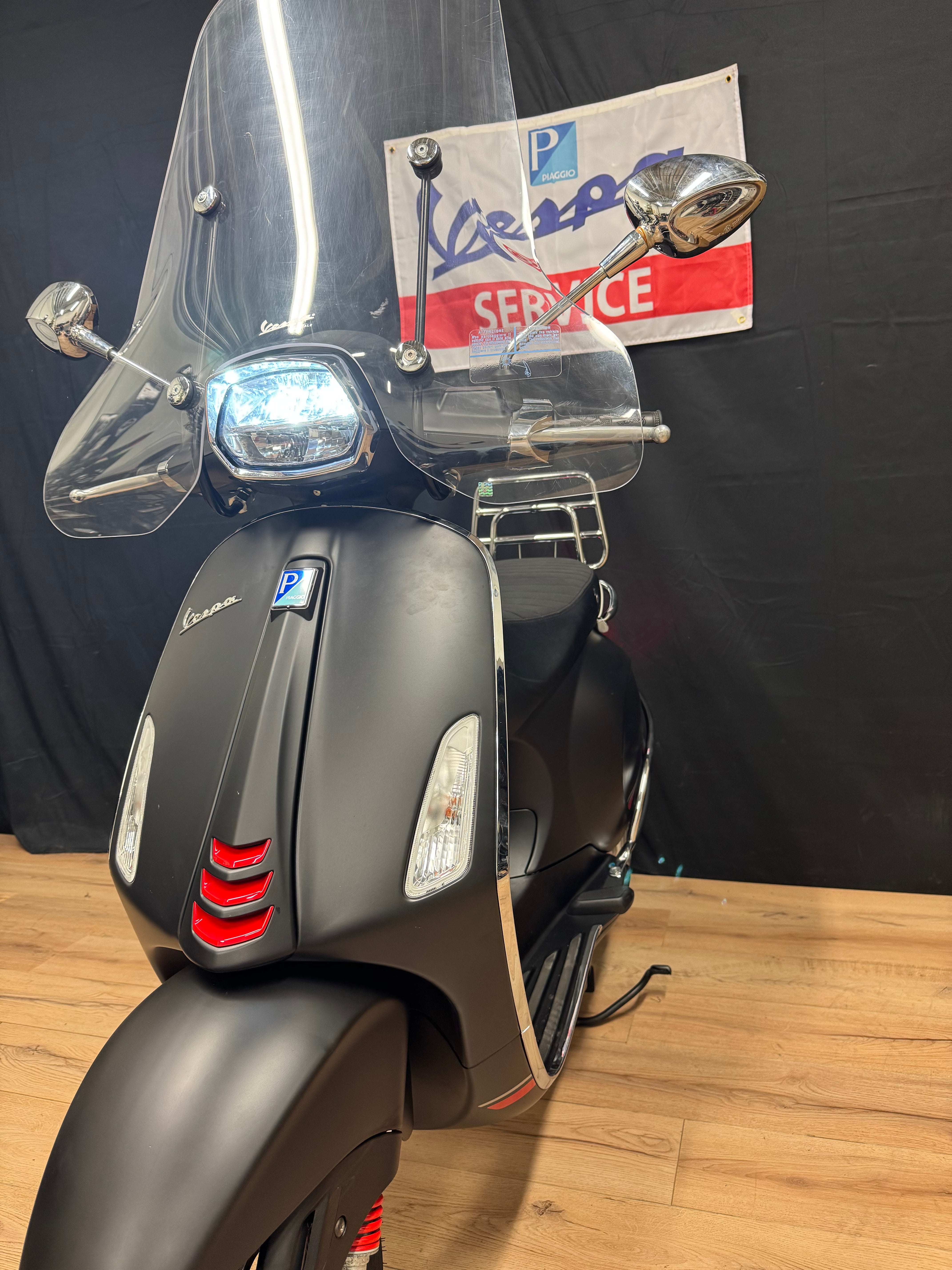 Vespa Sprint 50S - Notte - Garantie - Zeer nette staat