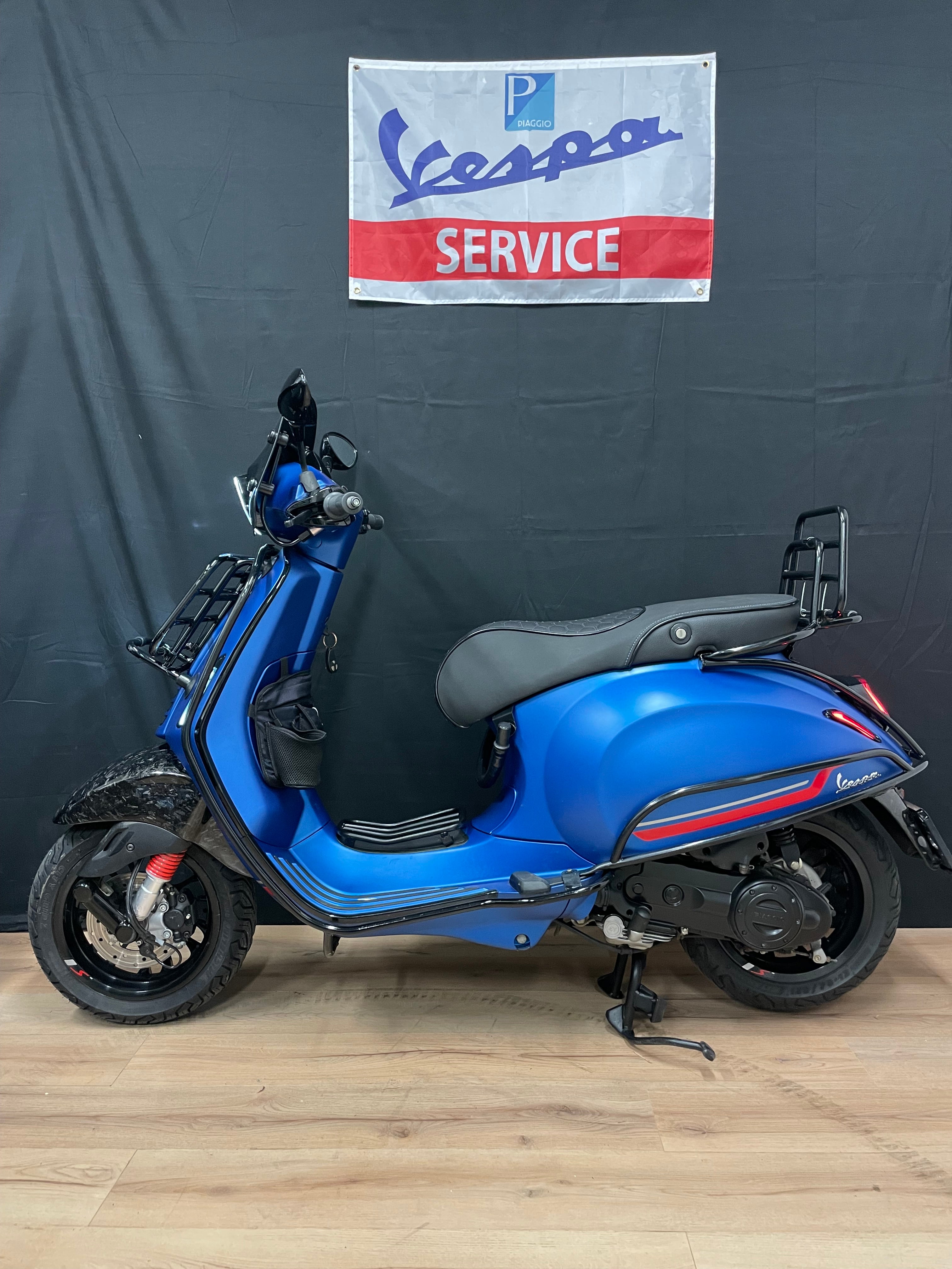 Vespa sprint E5 | Carbon | Malossi | Full option | Garantie