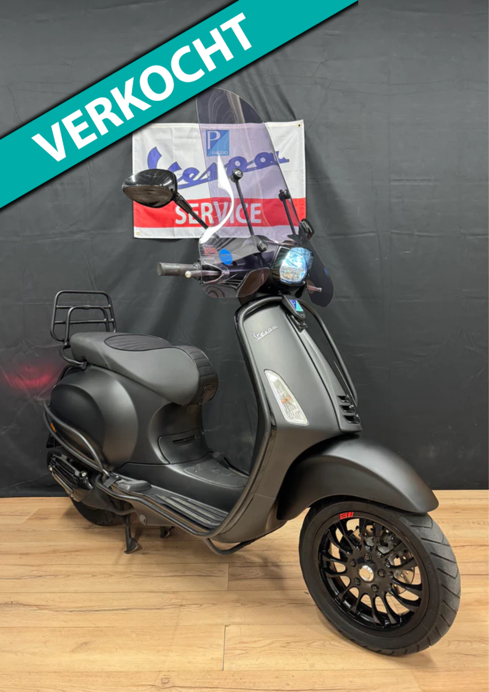 Vespa Sprint 50s | Notte | 2019 | Dealer onderhouden