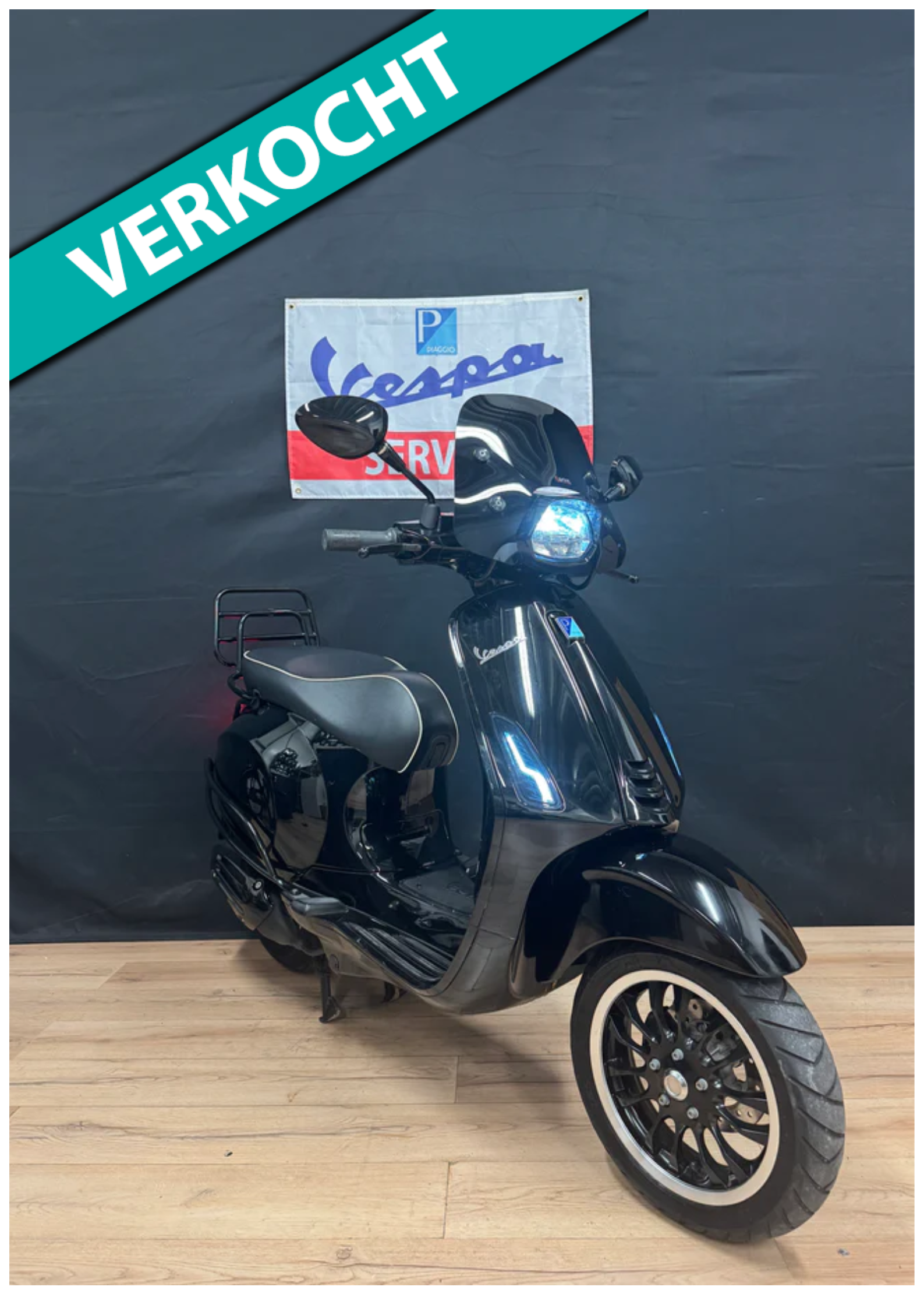 Vespa sprint 50s | Malossi | Black on Black | Brom | Garanti