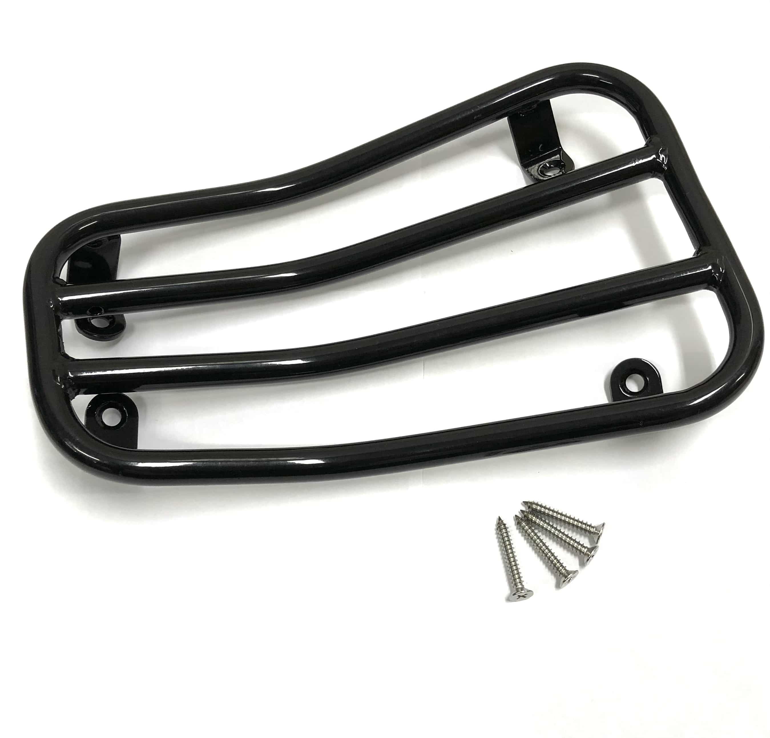 VESPA SPRINT/PRIMAVERA | ACCU REKJE | BAGAGEREK TREEPLANK GLANS ZWART.