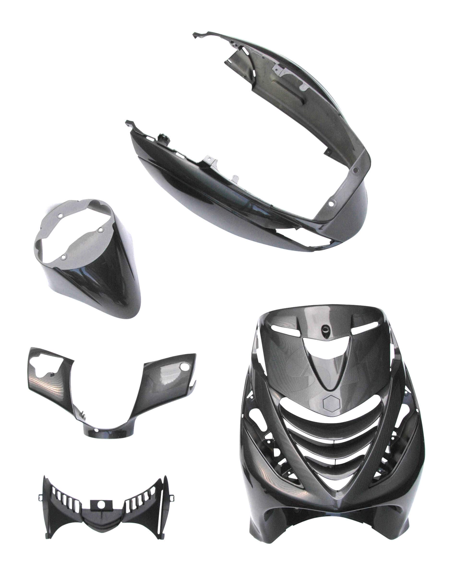 PIAGGIO ZIP SP | KAPPENSET 5-DELIG | PORSCHE AGAAT GRIJS