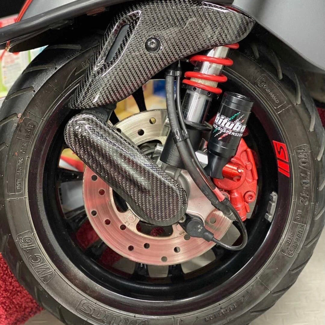 Carbon Fiber Schommelarm kapje Vespa Sprint/Primavera '18-