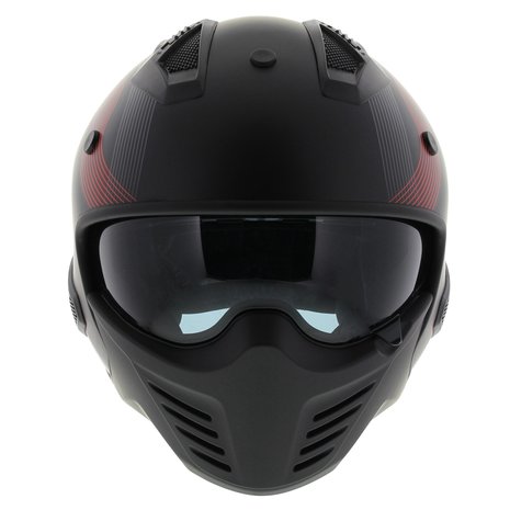 VITO BRUZANO MAT ZWART + ROOD