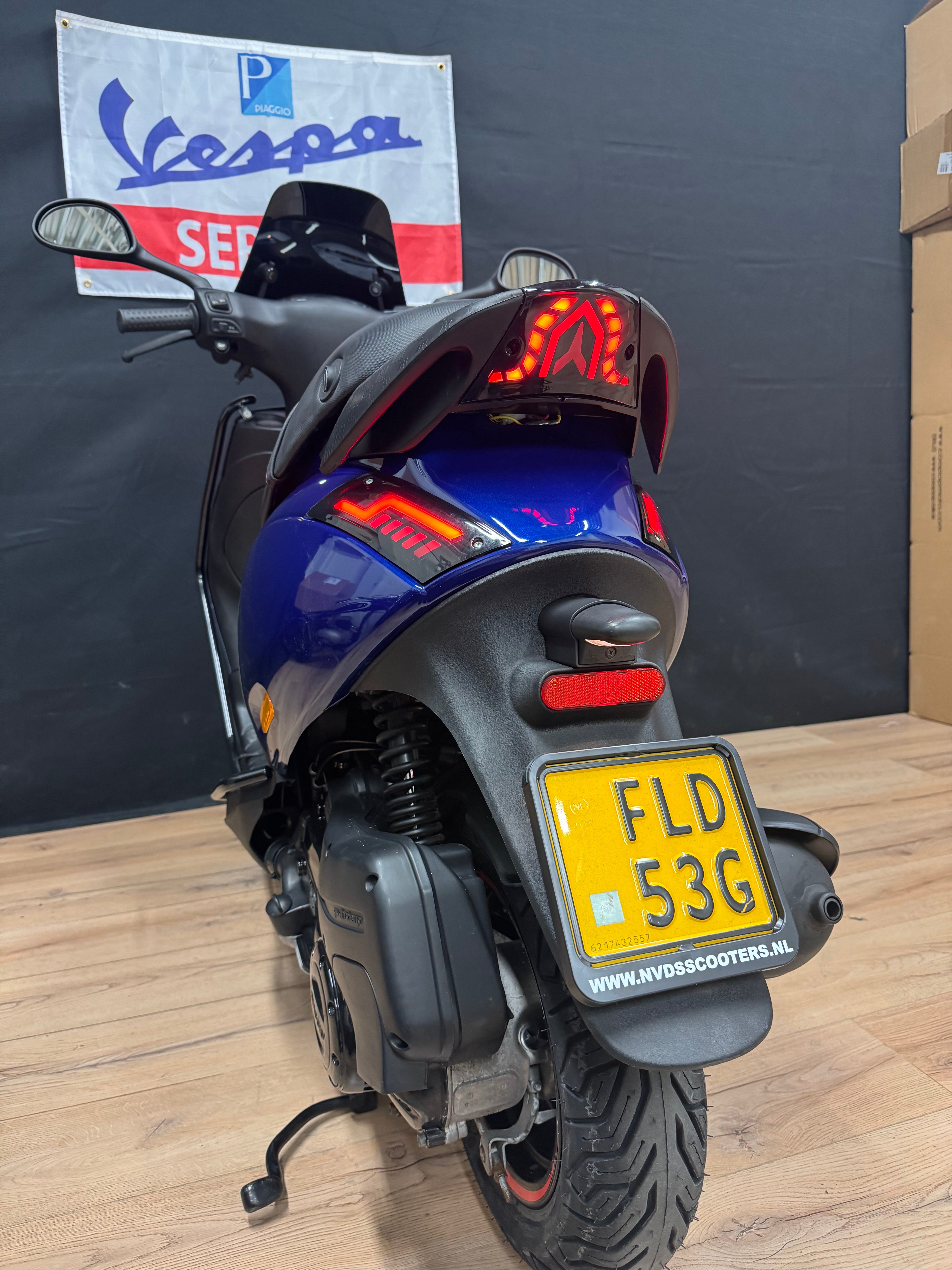 Piaggio Zip 50s Custom | Garantie | IGET | Full option