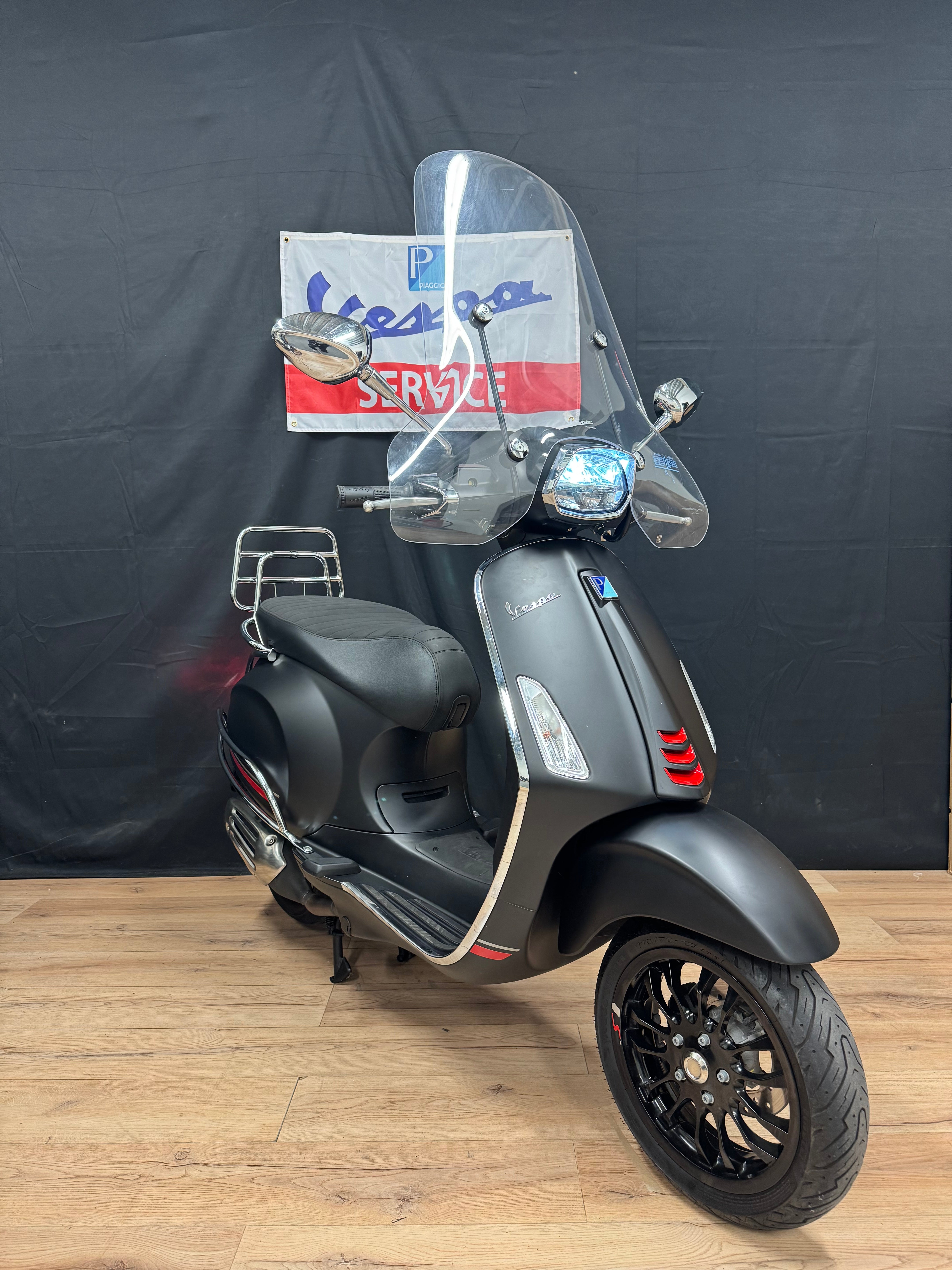 Vespa Sprint 50S - Notte - Garantie - Zeer nette staat