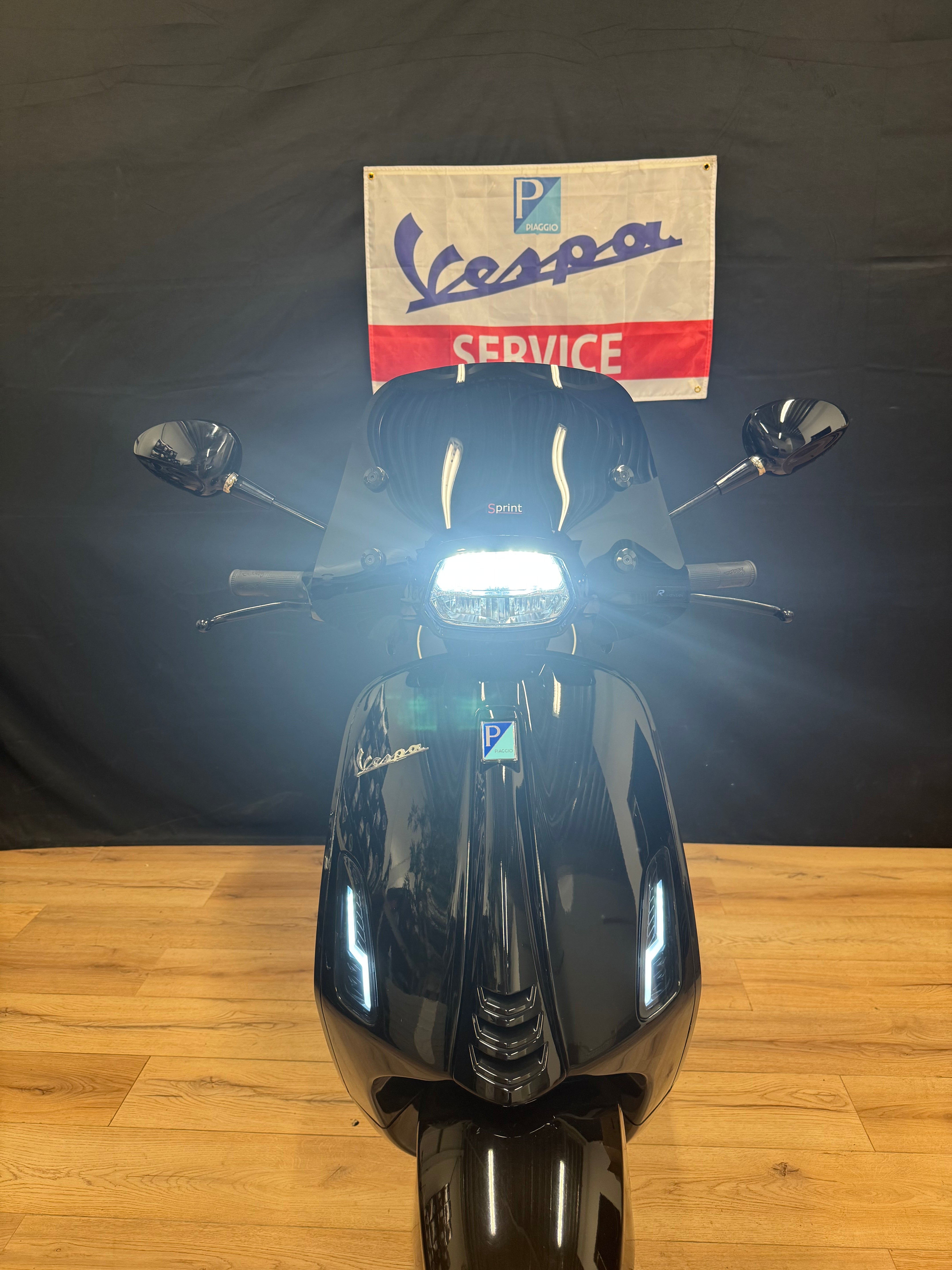 Vespa sprint 50s | Malossi | Black on Black | Brom | Garanti