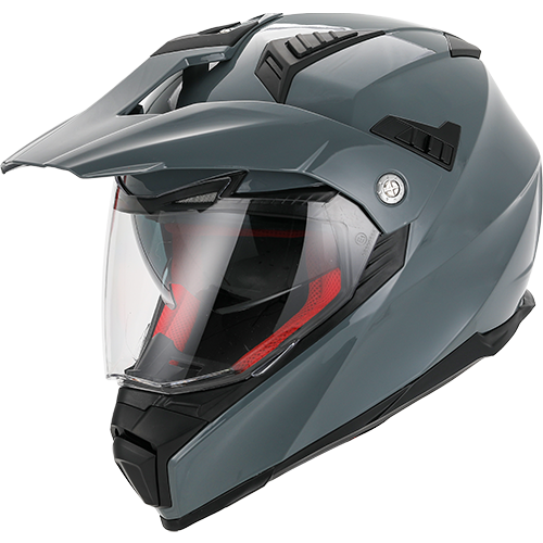 Helm vito crosshelm met vizier molino nardo grey