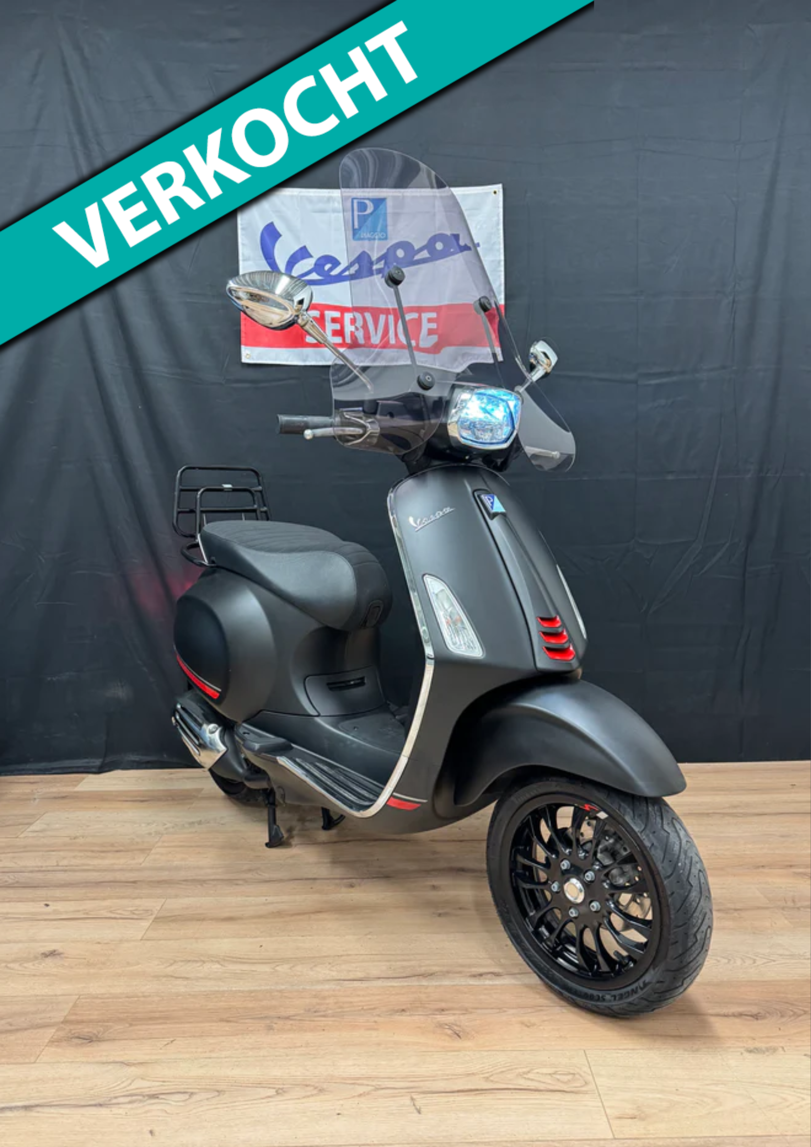 Vespa sprint 50S E5 | 2021 | 8000km | Garantie | Notte