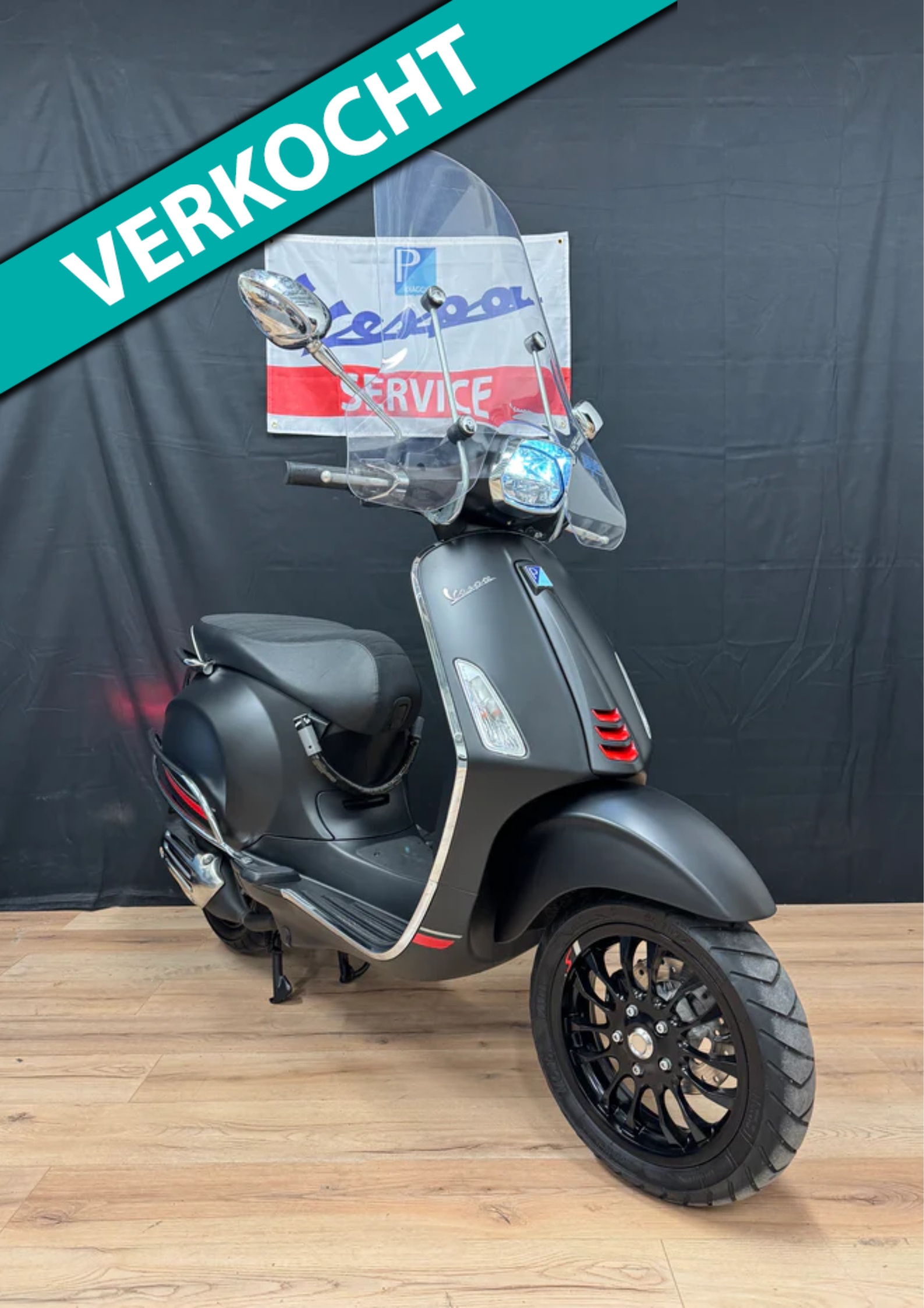 Vespa sprint 50S Notte - 2021 - 3000km - Garantie - Opties
