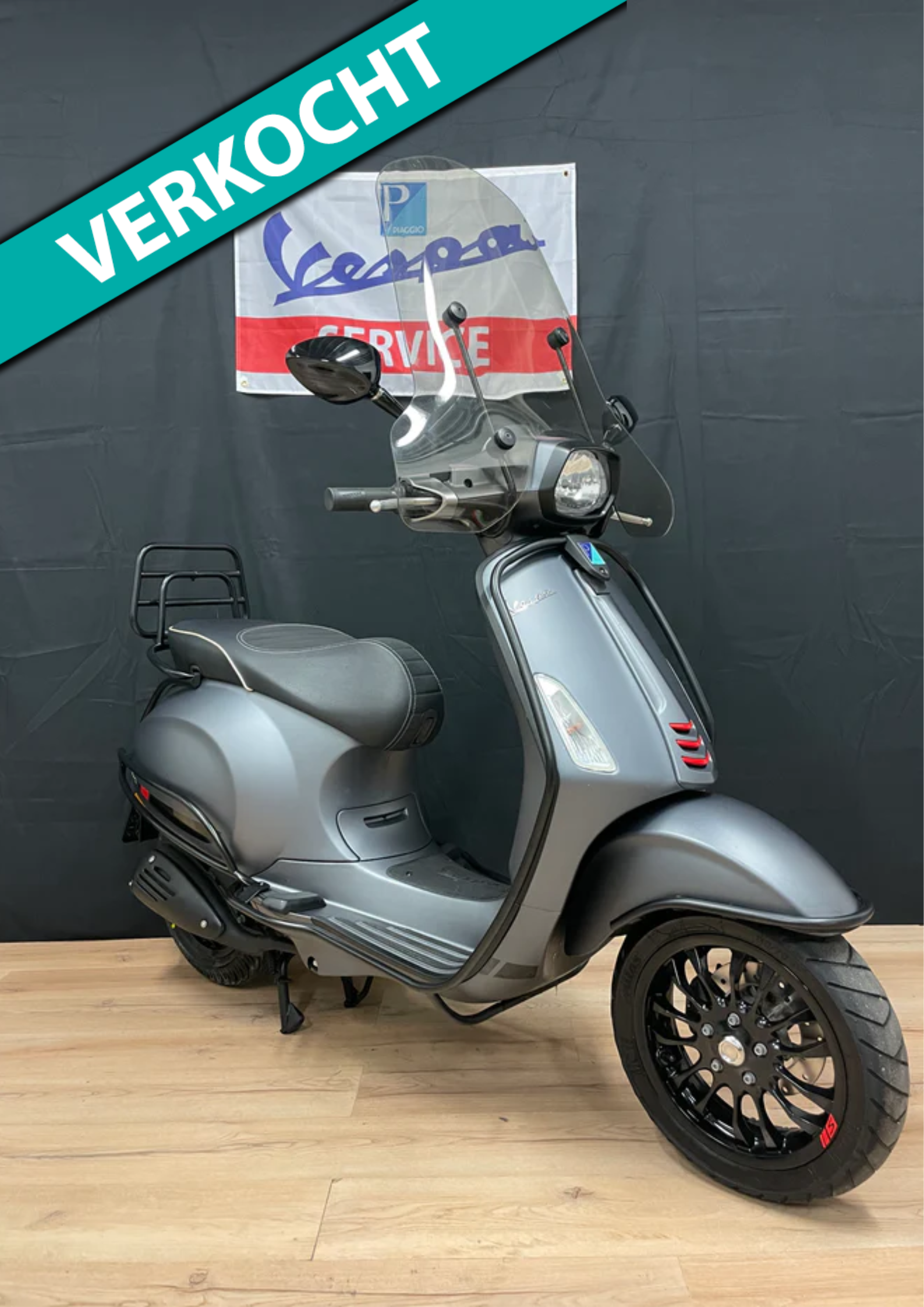 Vespa sprint S | Garantie | 1e eigenaar | Brom / Snor