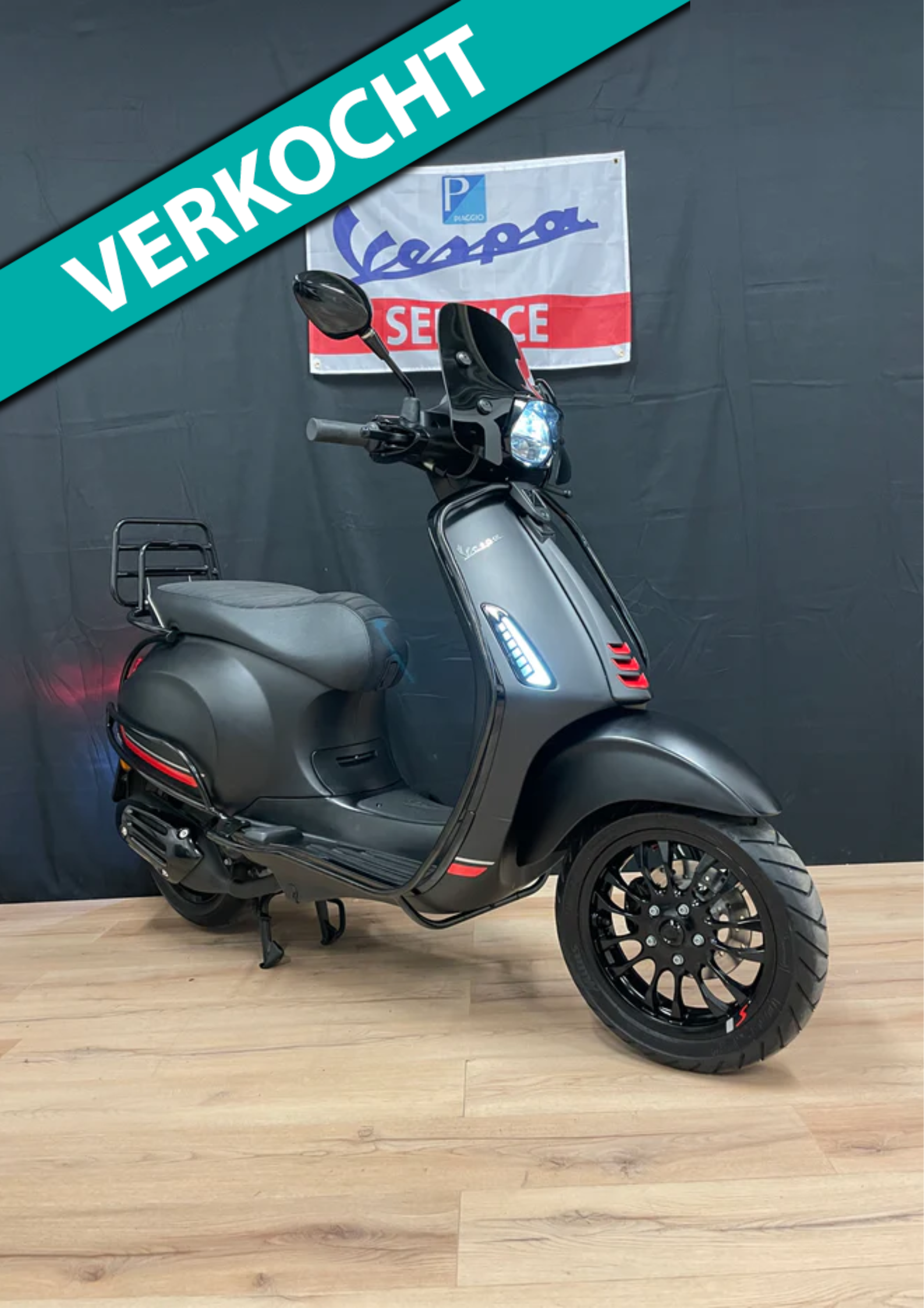 Vespa sprint notte | 2022 | 2900km | Nieuwstaat | Garantie