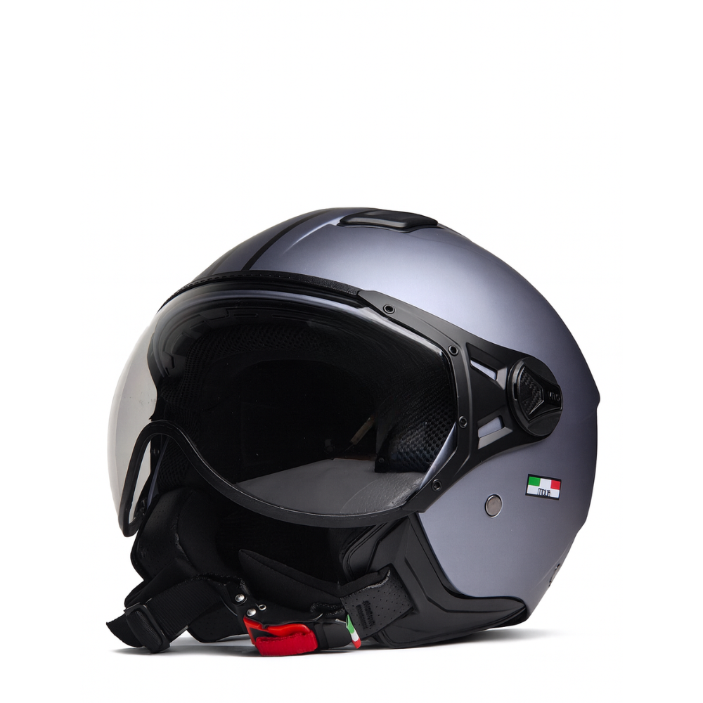 Helm vito jet moda mat grijs