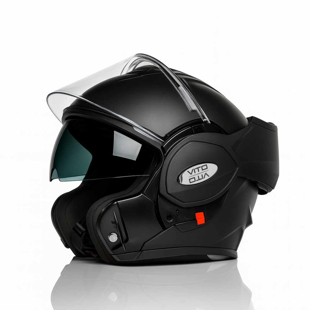 Vito Reverse mat zwart Systeem helm