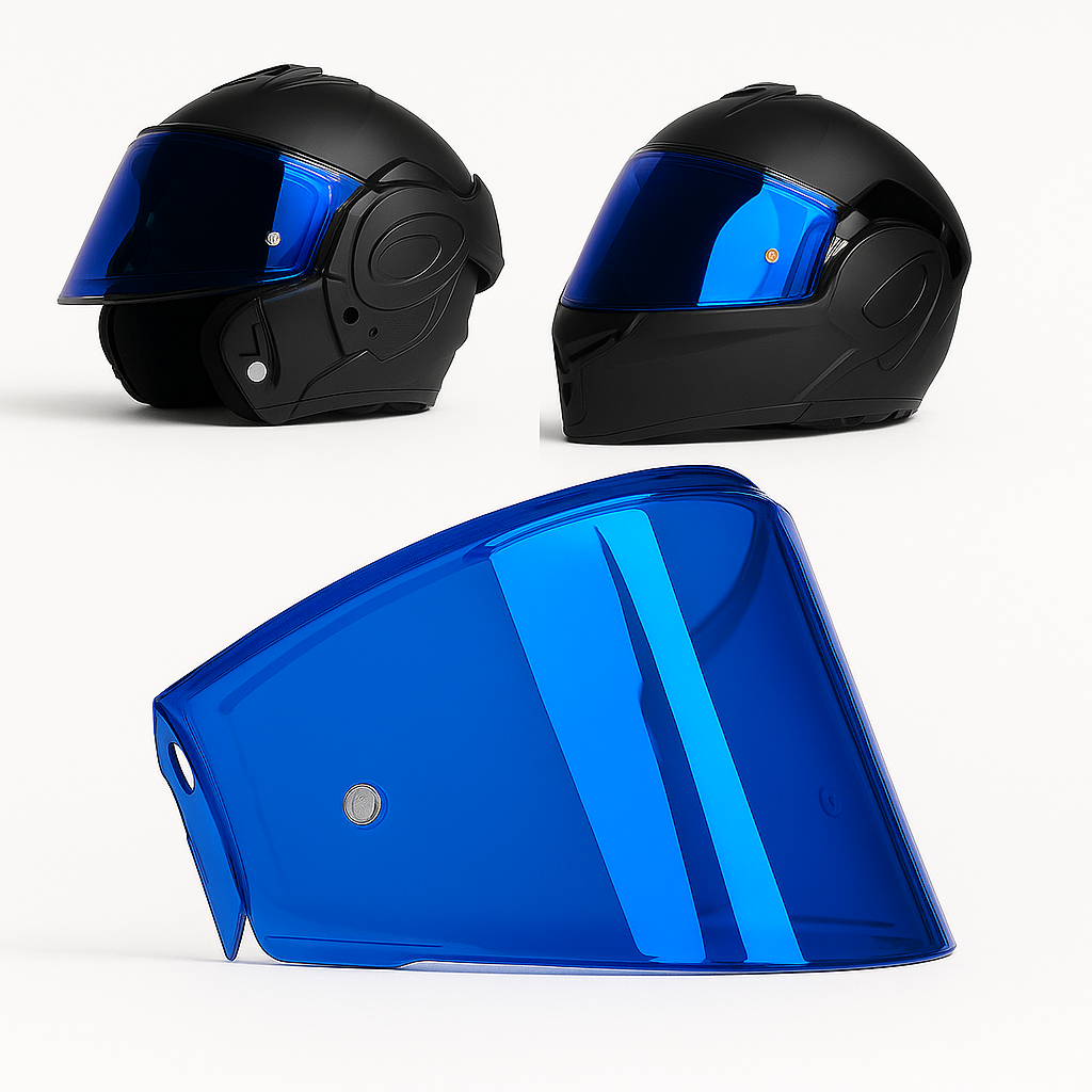 Vito Reverse mat zwart Systeem helm