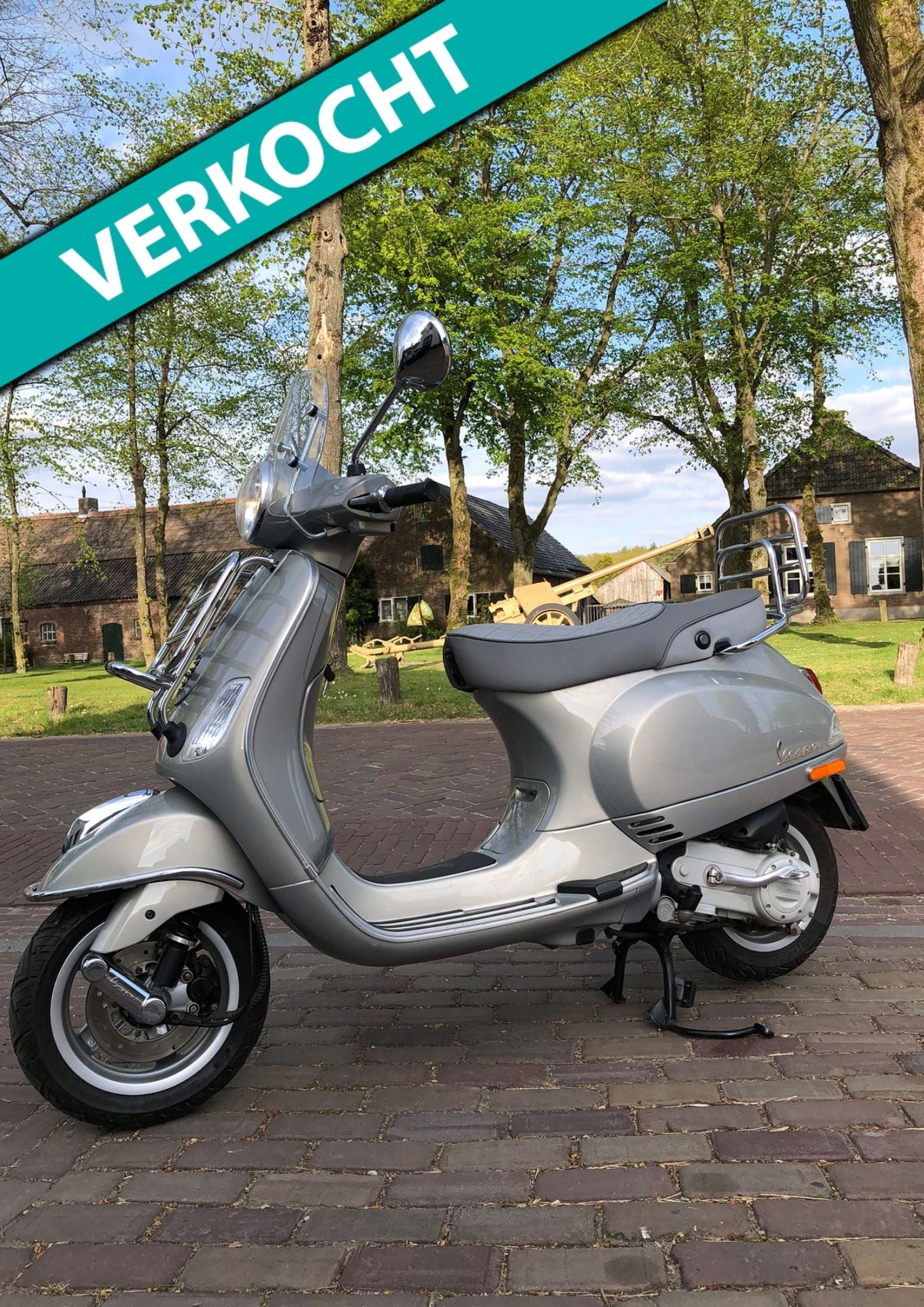 Vespa LX | Snor 4T | Zilver