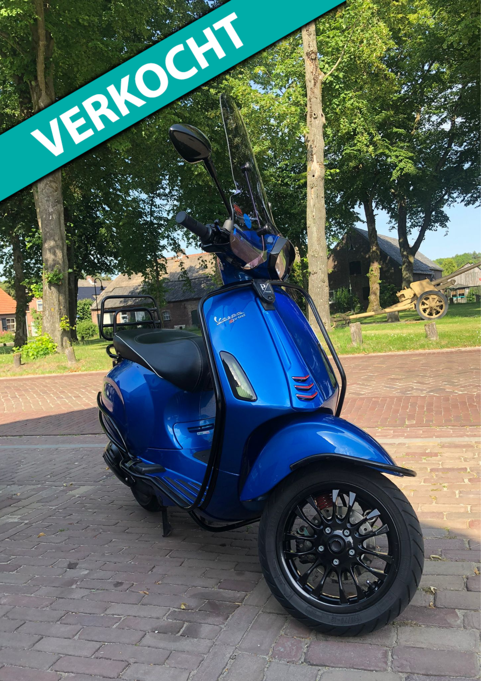 Vespa Sprint | Snor | Blauw