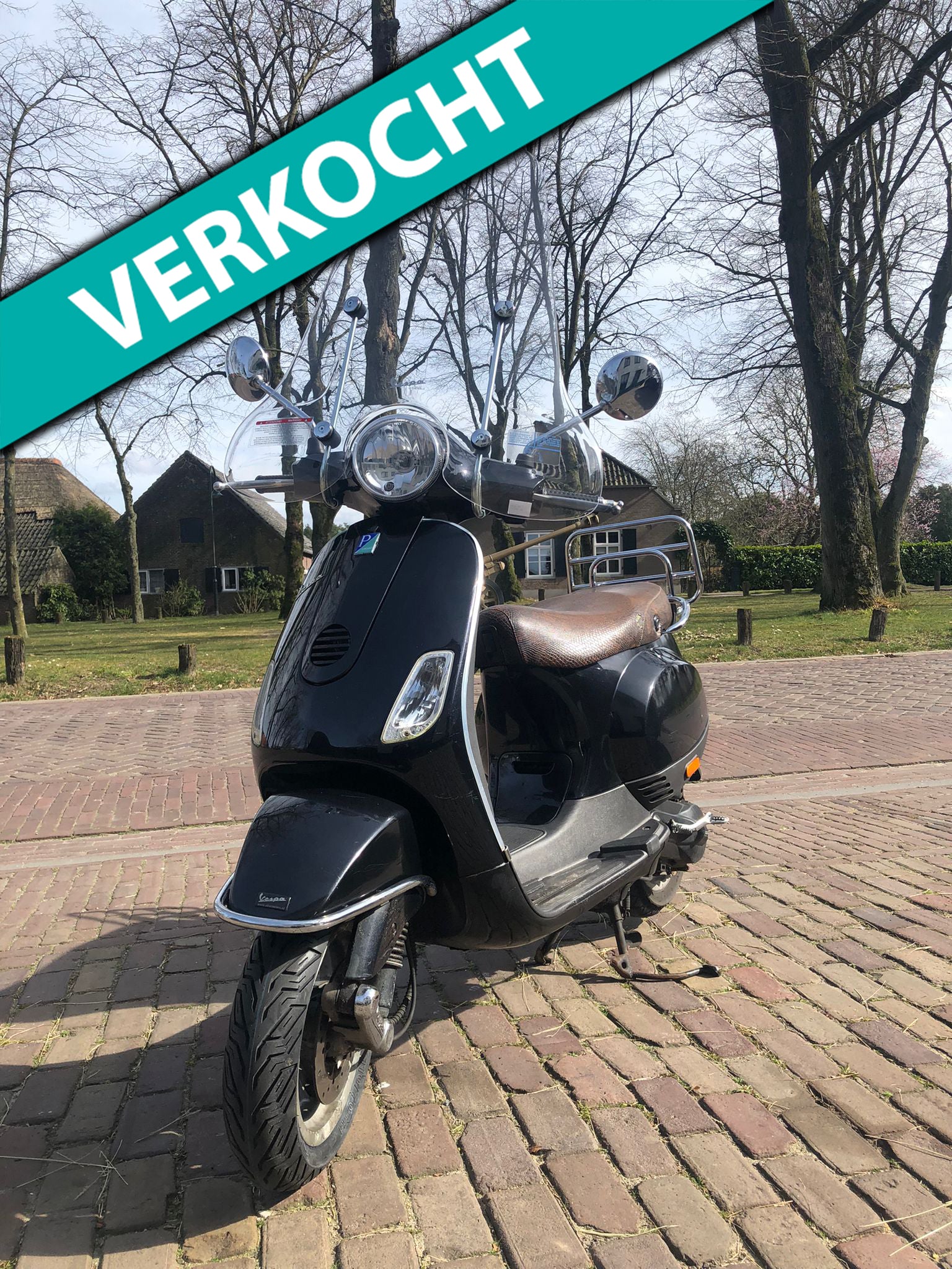 Vespa LX | Snor 2T | Zwart